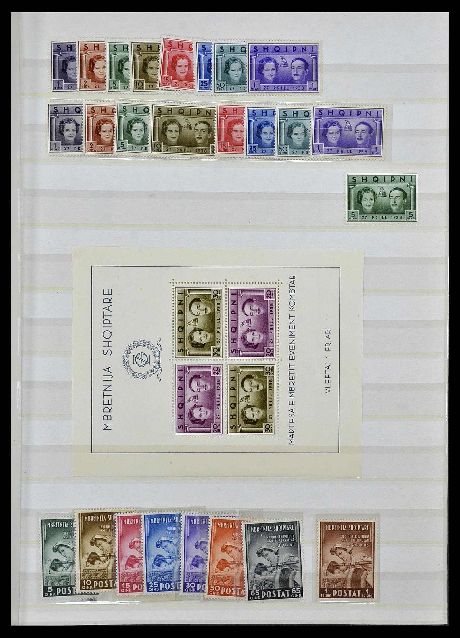 34483 003 - Postzegelverzameling 34483 Albanië 1913-1980.