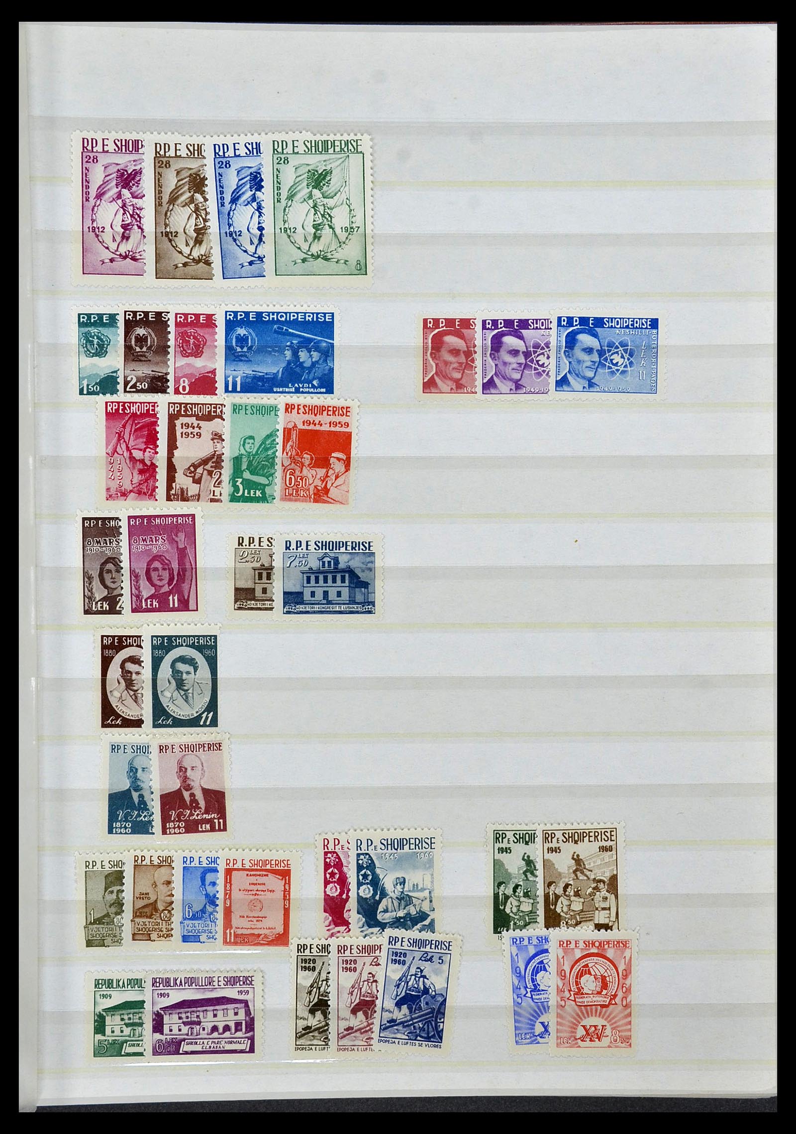 34483 005 - Stamp Collection 34483 Albania 1913-1980.