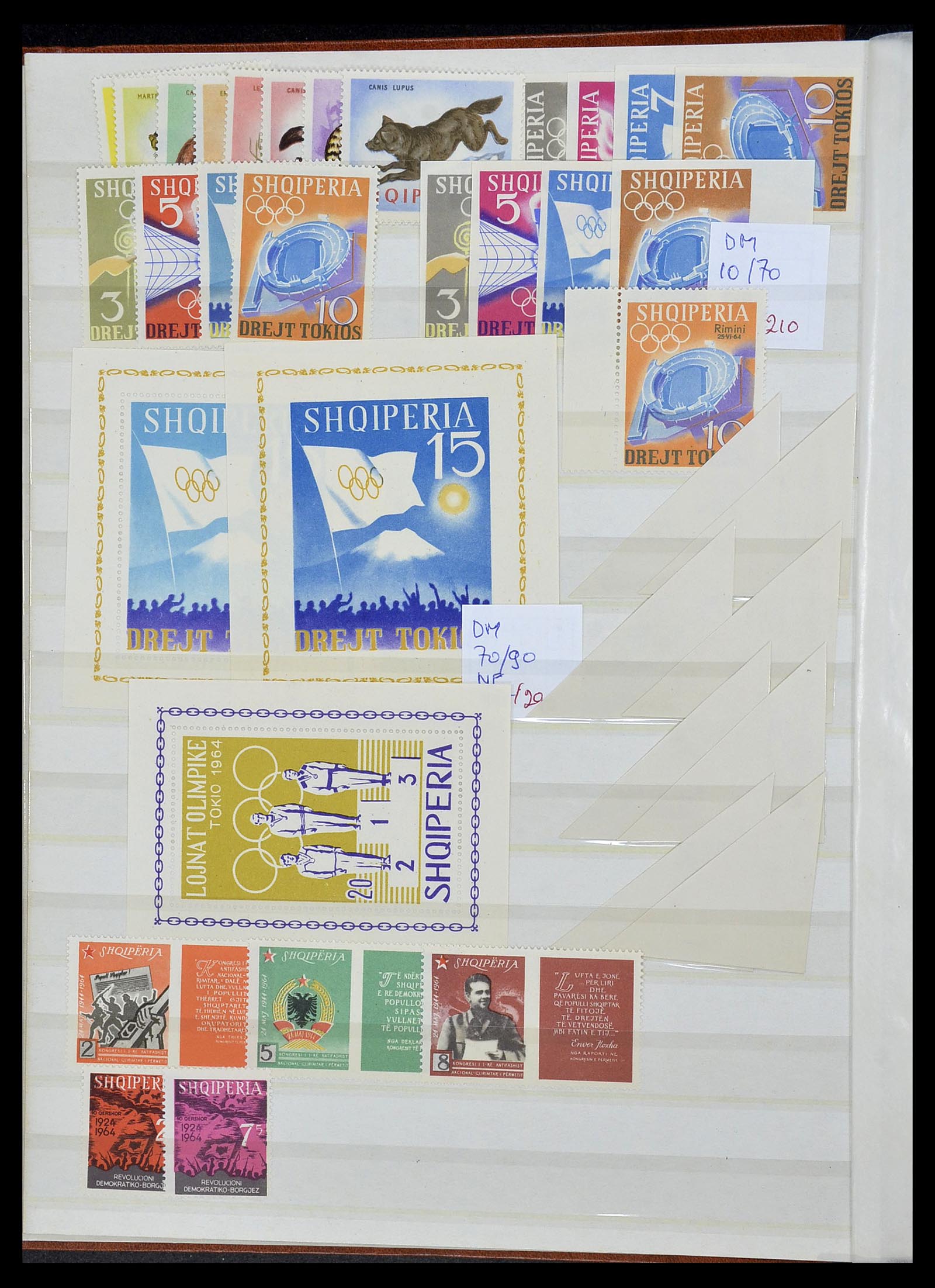 34483 008 - Postzegelverzameling 34483 Albanië 1913-1980.