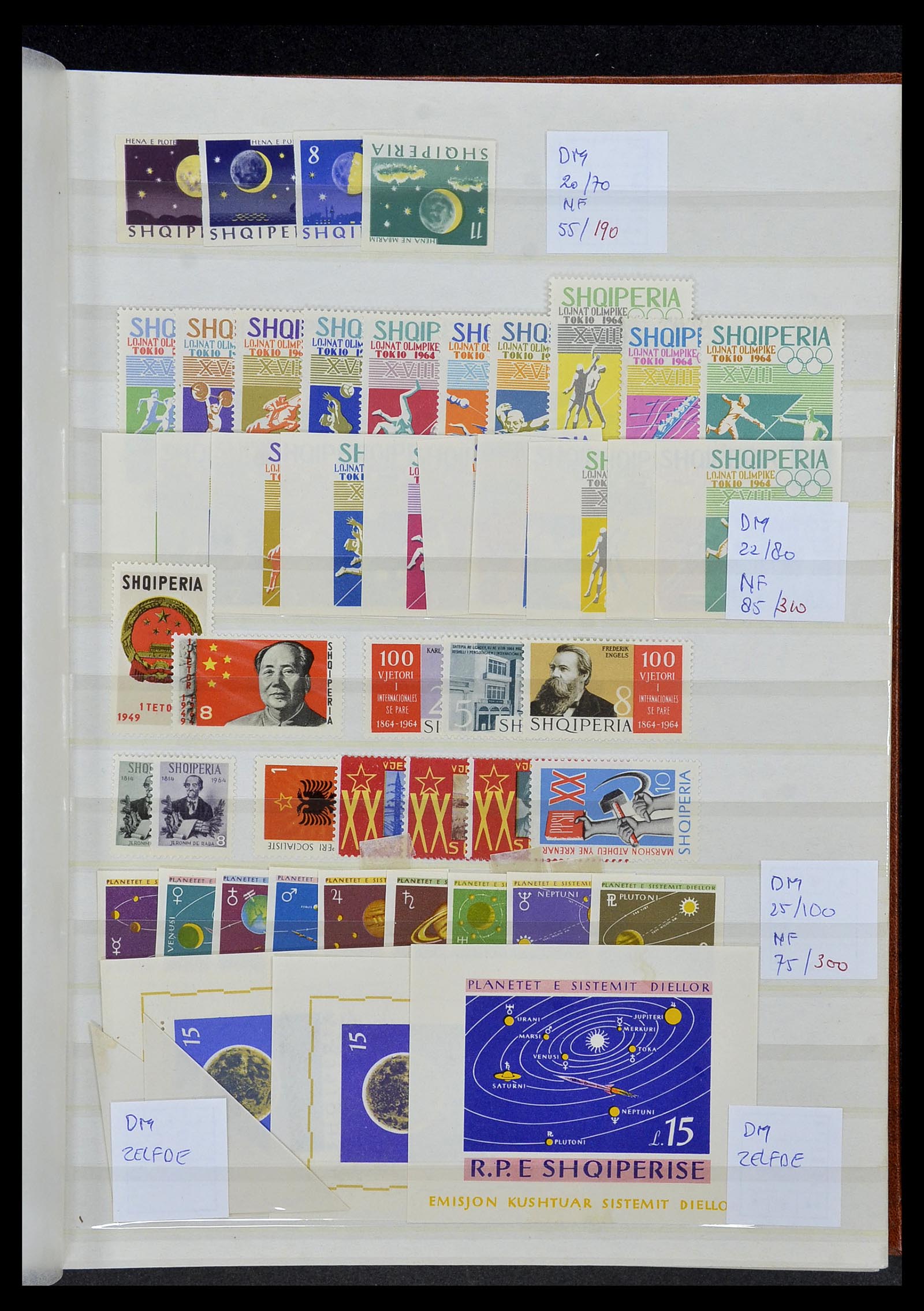 34483 009 - Postzegelverzameling 34483 Albanië 1913-1980.