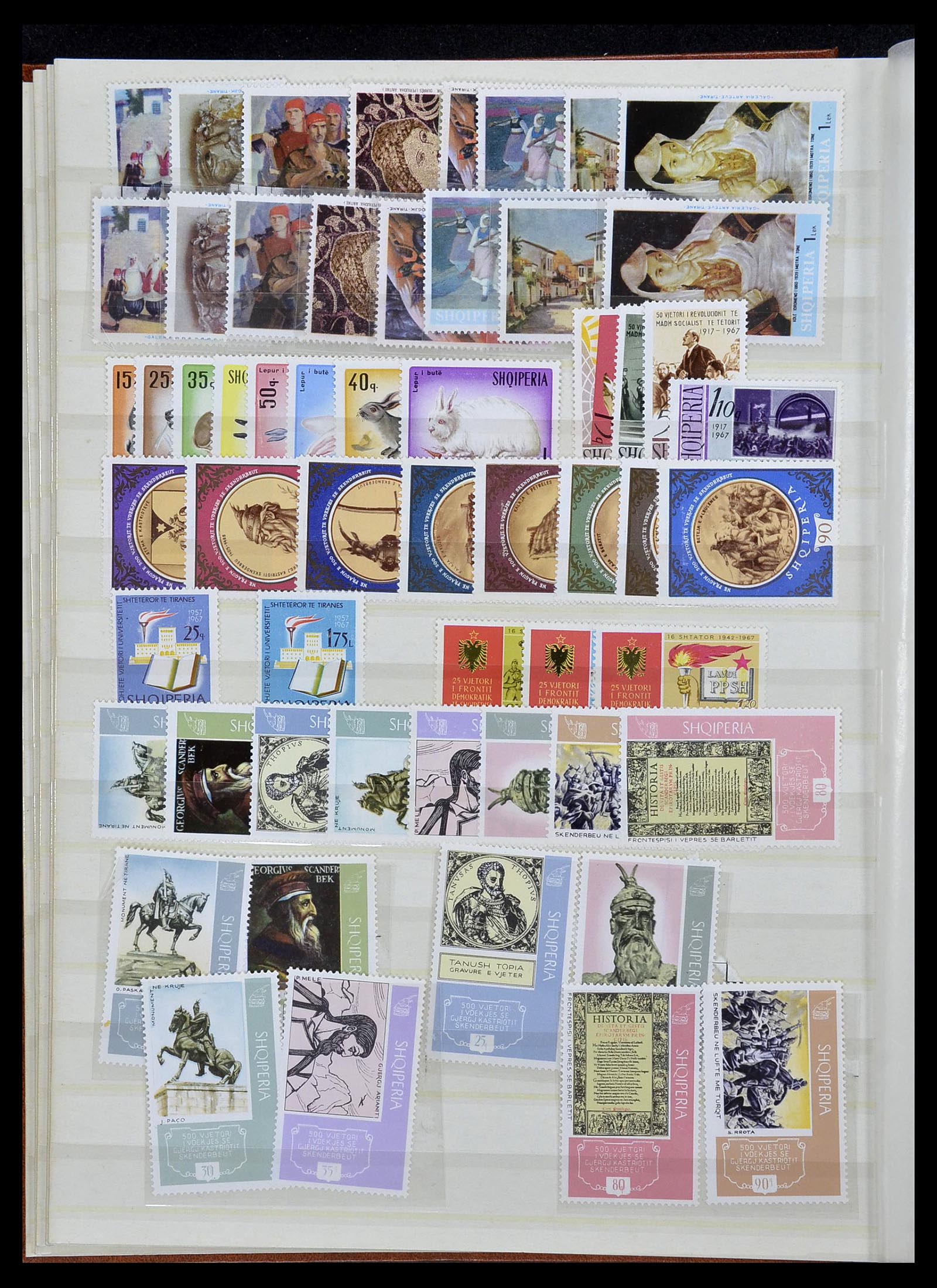 34483 012 - Postzegelverzameling 34483 Albanië 1913-1980.