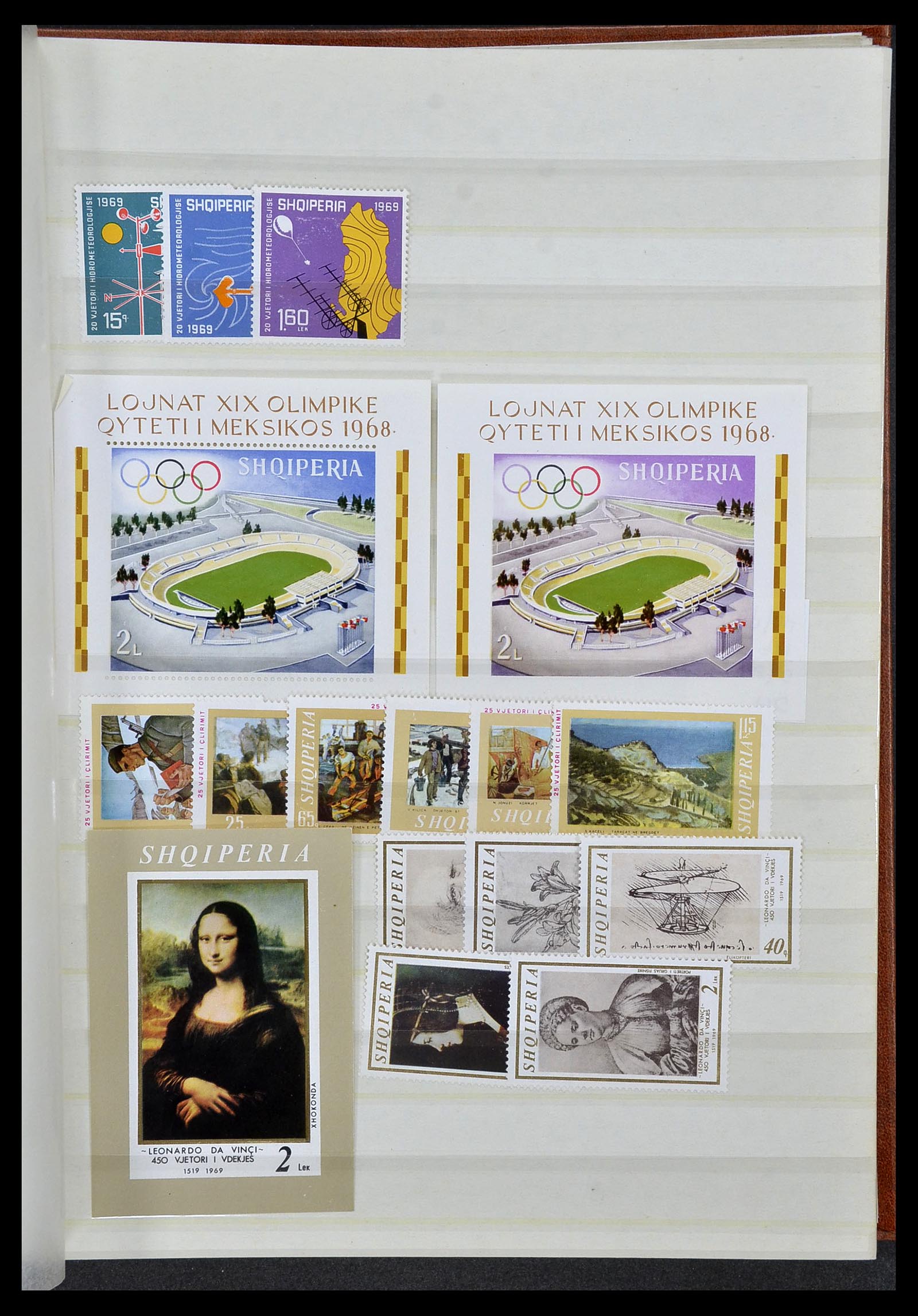 34483 015 - Postzegelverzameling 34483 Albanië 1913-1980.