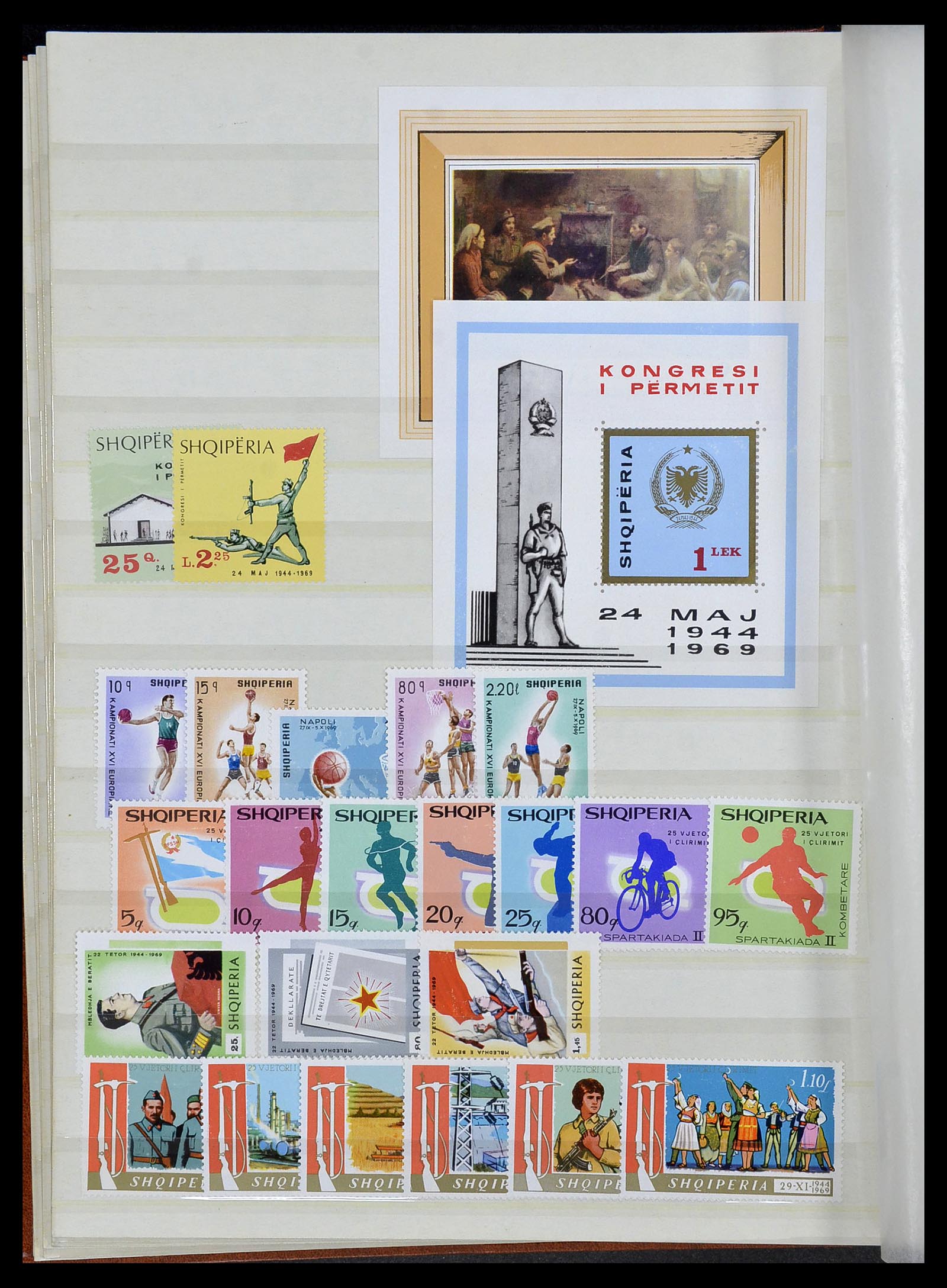 34483 016 - Postzegelverzameling 34483 Albanië 1913-1980.