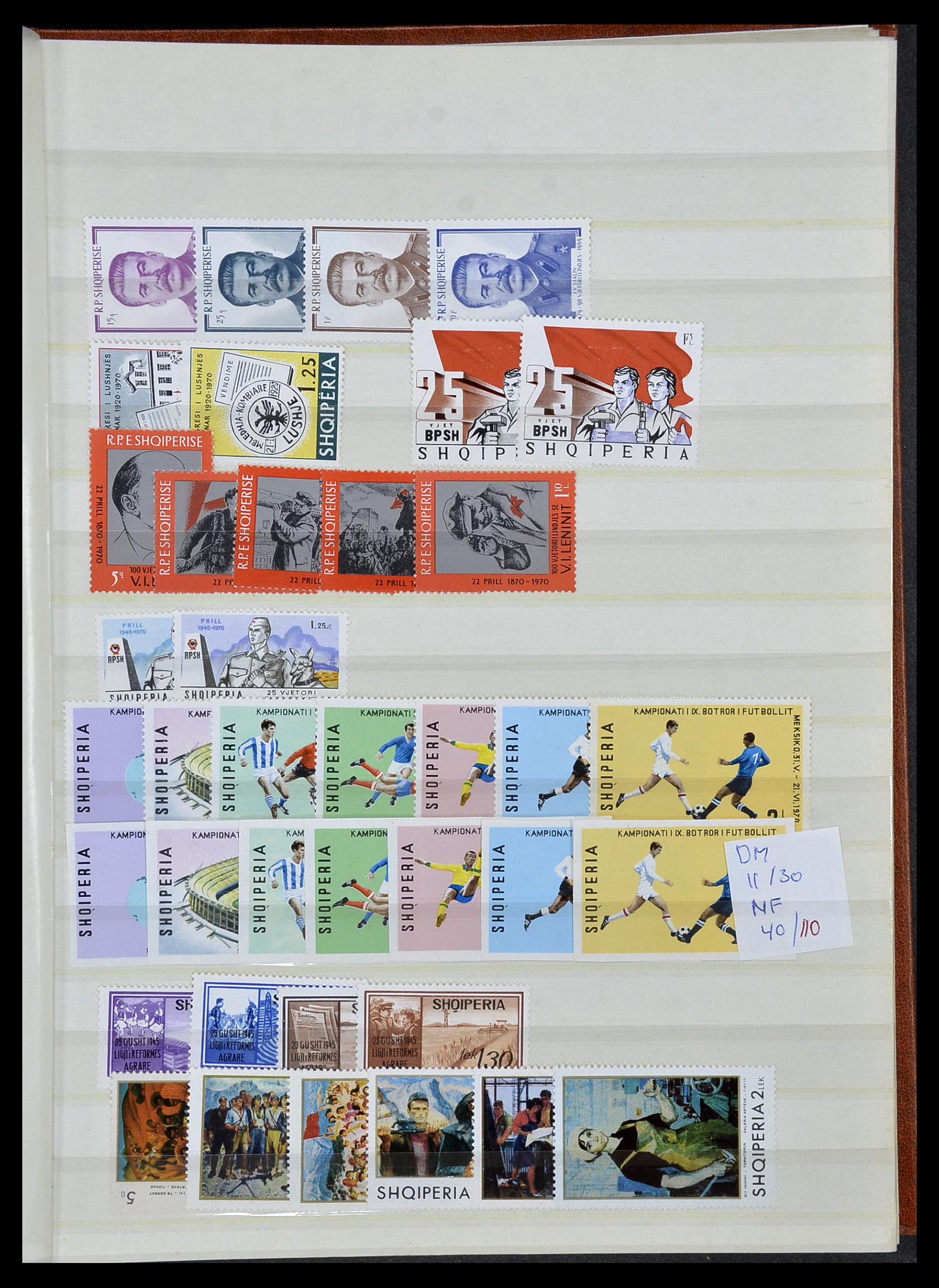 34483 017 - Postzegelverzameling 34483 Albanië 1913-1980.