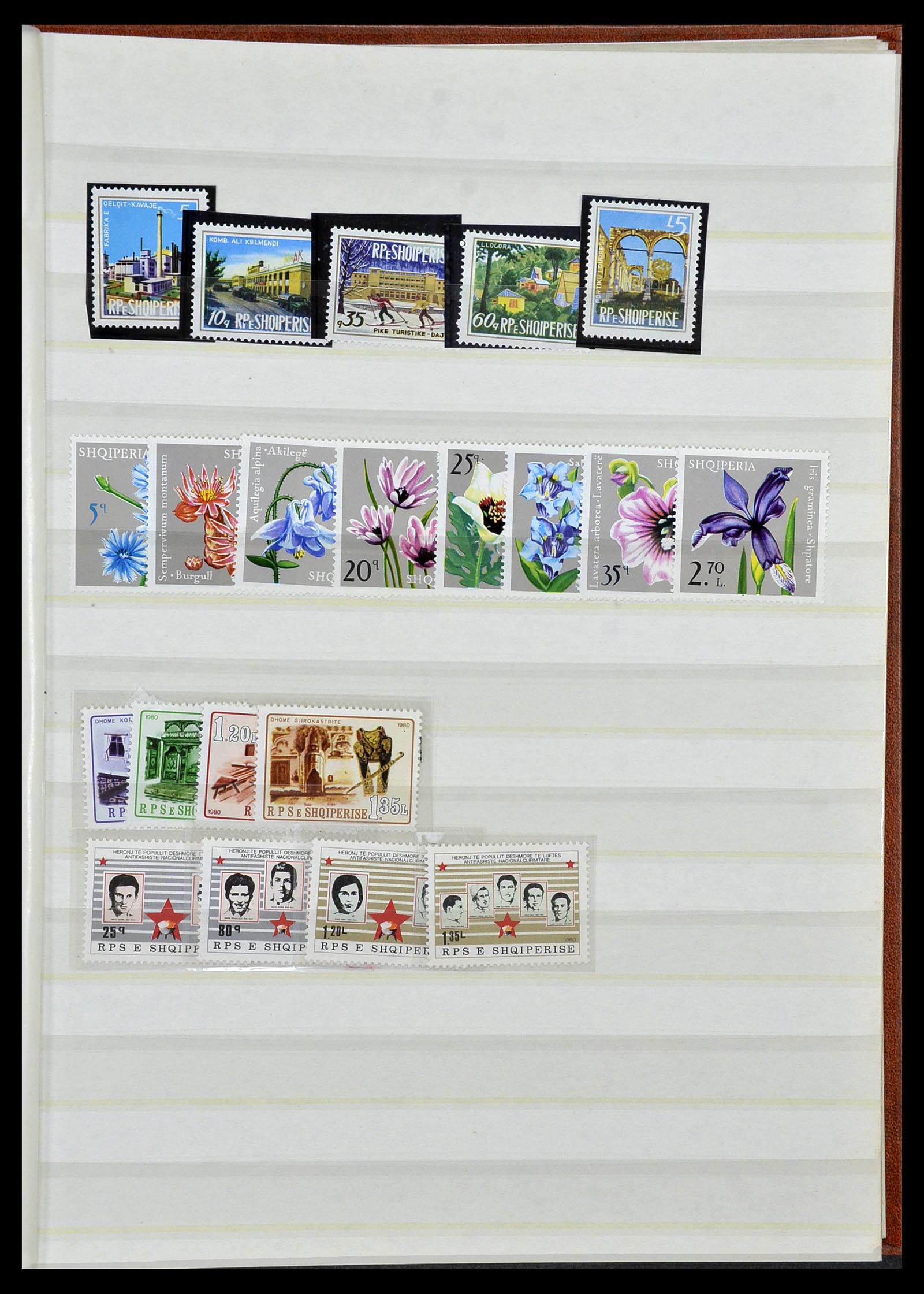 34483 022 - Postzegelverzameling 34483 Albanië 1913-1980.