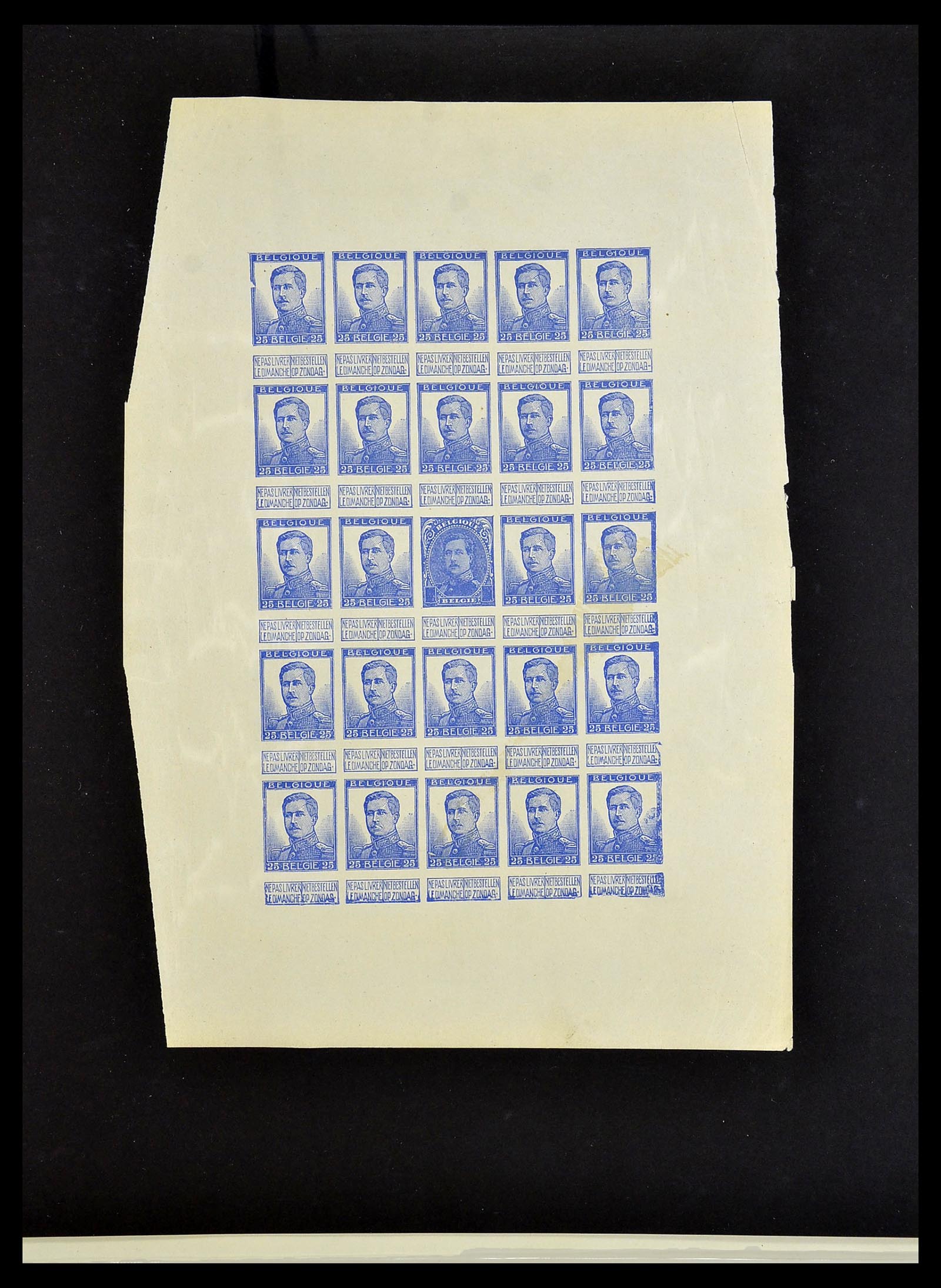 34487 001 - Stamp Collection 34487 Belgium MNH 1914-1951.