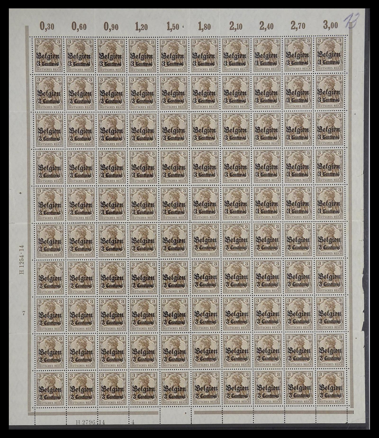 34487 003 - Postzegelverzameling 34487 België postfris 1914-1951.