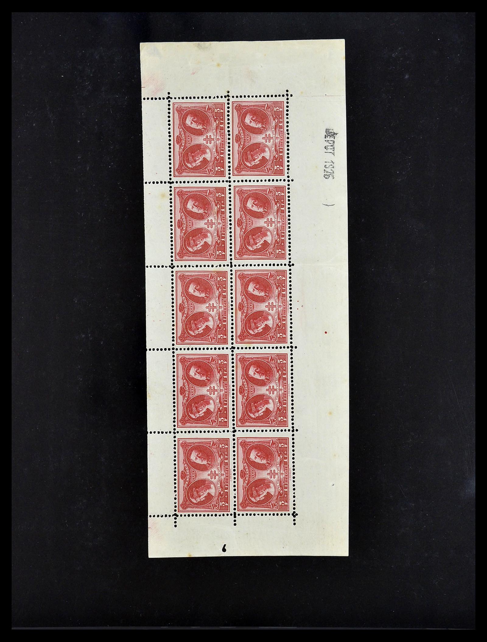34487 006 - Postzegelverzameling 34487 België postfris 1914-1951.