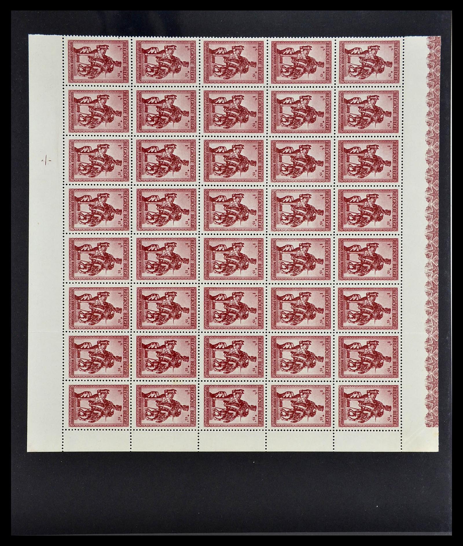 34487 012 - Stamp Collection 34487 Belgium MNH 1914-1951.
