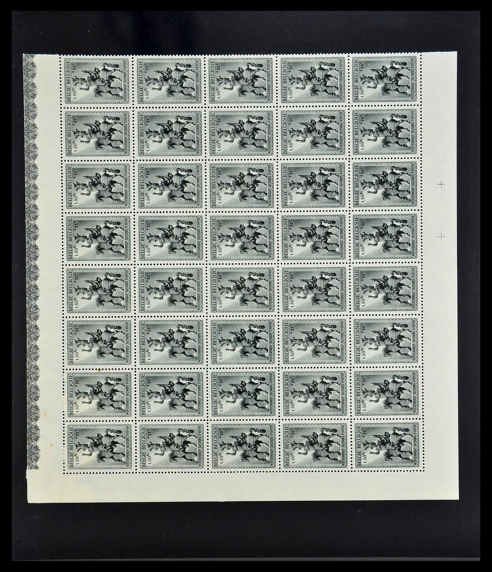 34487 013 - Stamp Collection 34487 Belgium MNH 1914-1951.