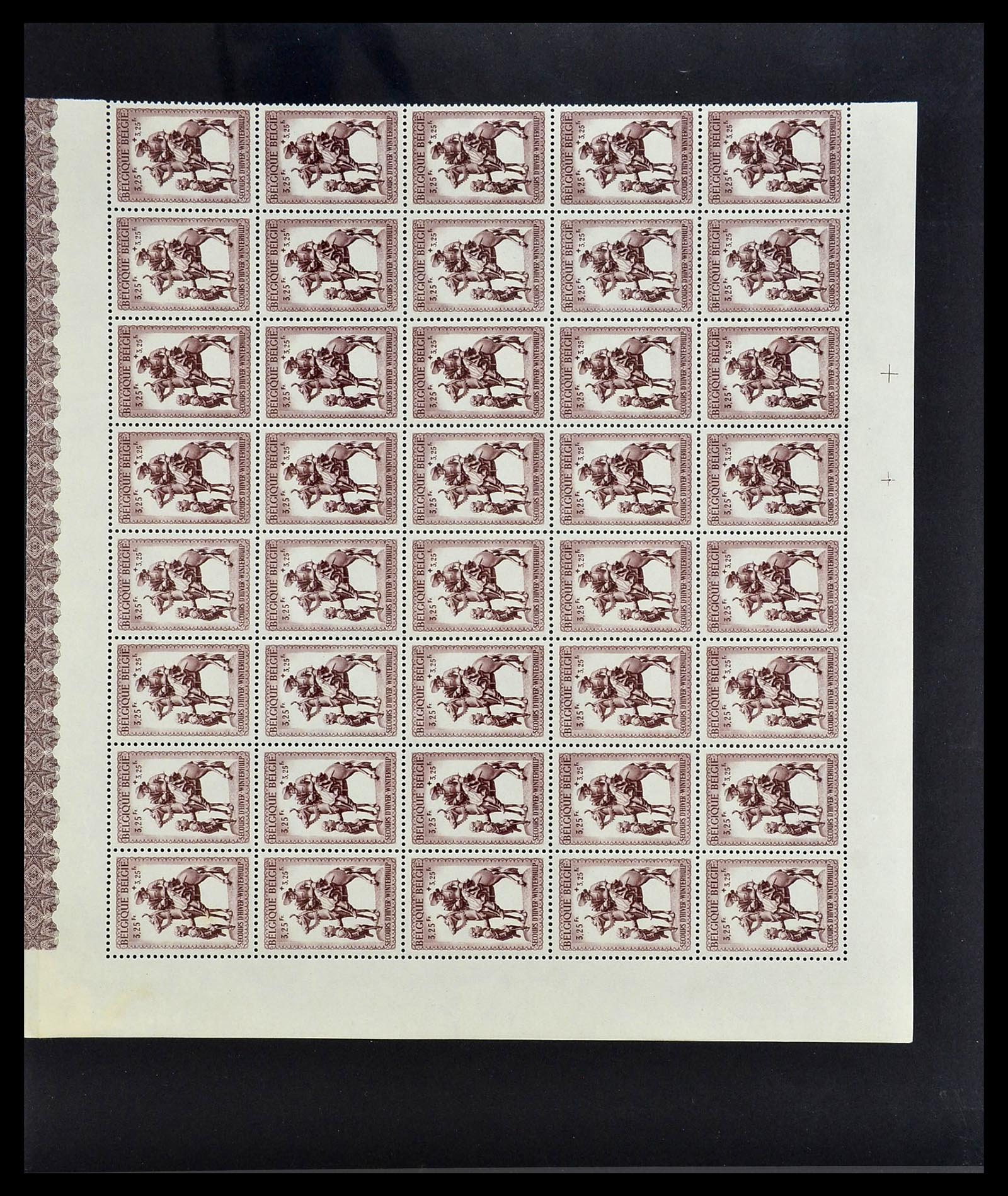 34487 016 - Stamp Collection 34487 Belgium MNH 1914-1951.
