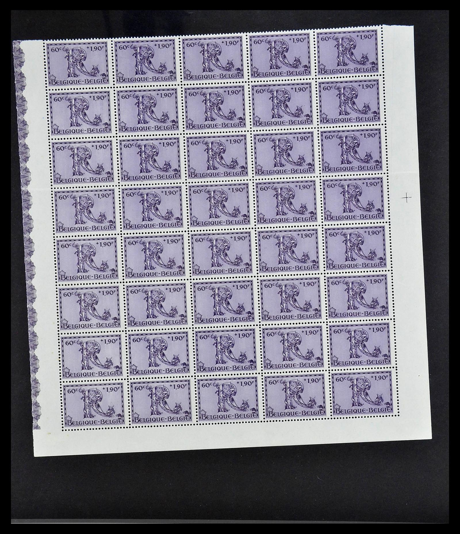 34487 021 - Stamp Collection 34487 Belgium MNH 1914-1951.