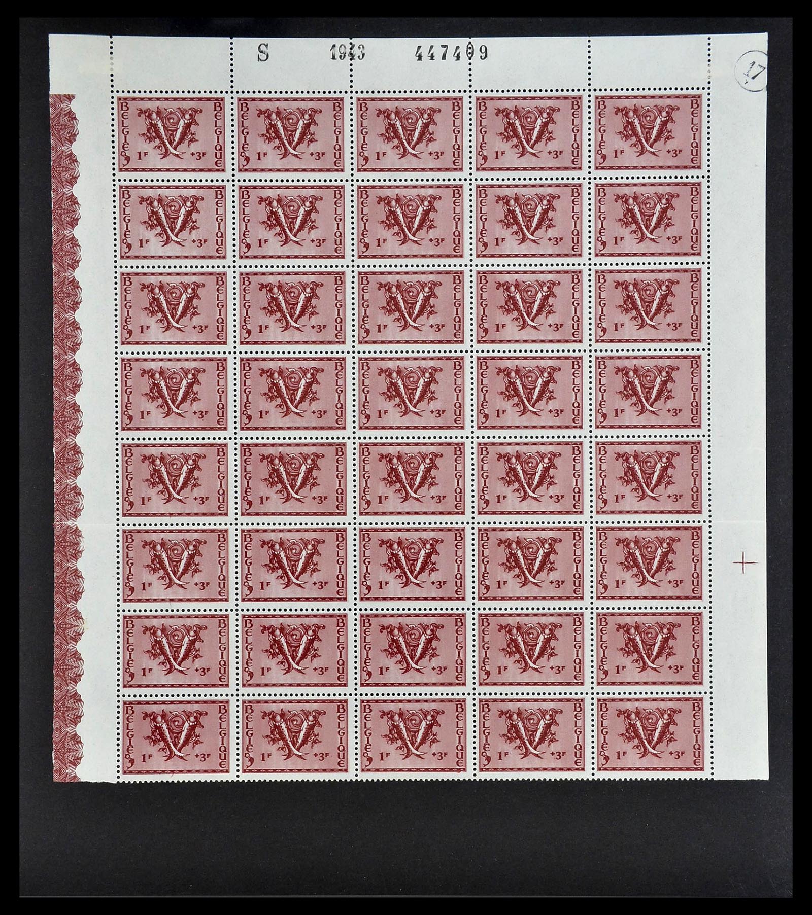 34487 022 - Postzegelverzameling 34487 België postfris 1914-1951.