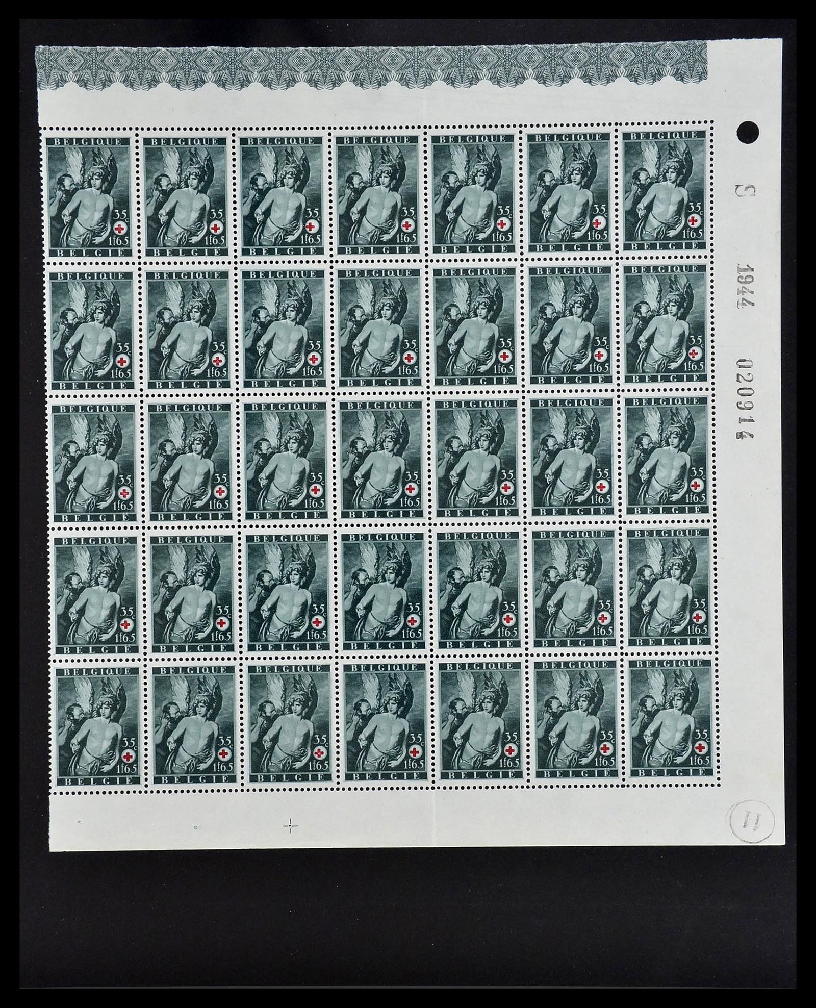 34487 028 - Postzegelverzameling 34487 België postfris 1914-1951.