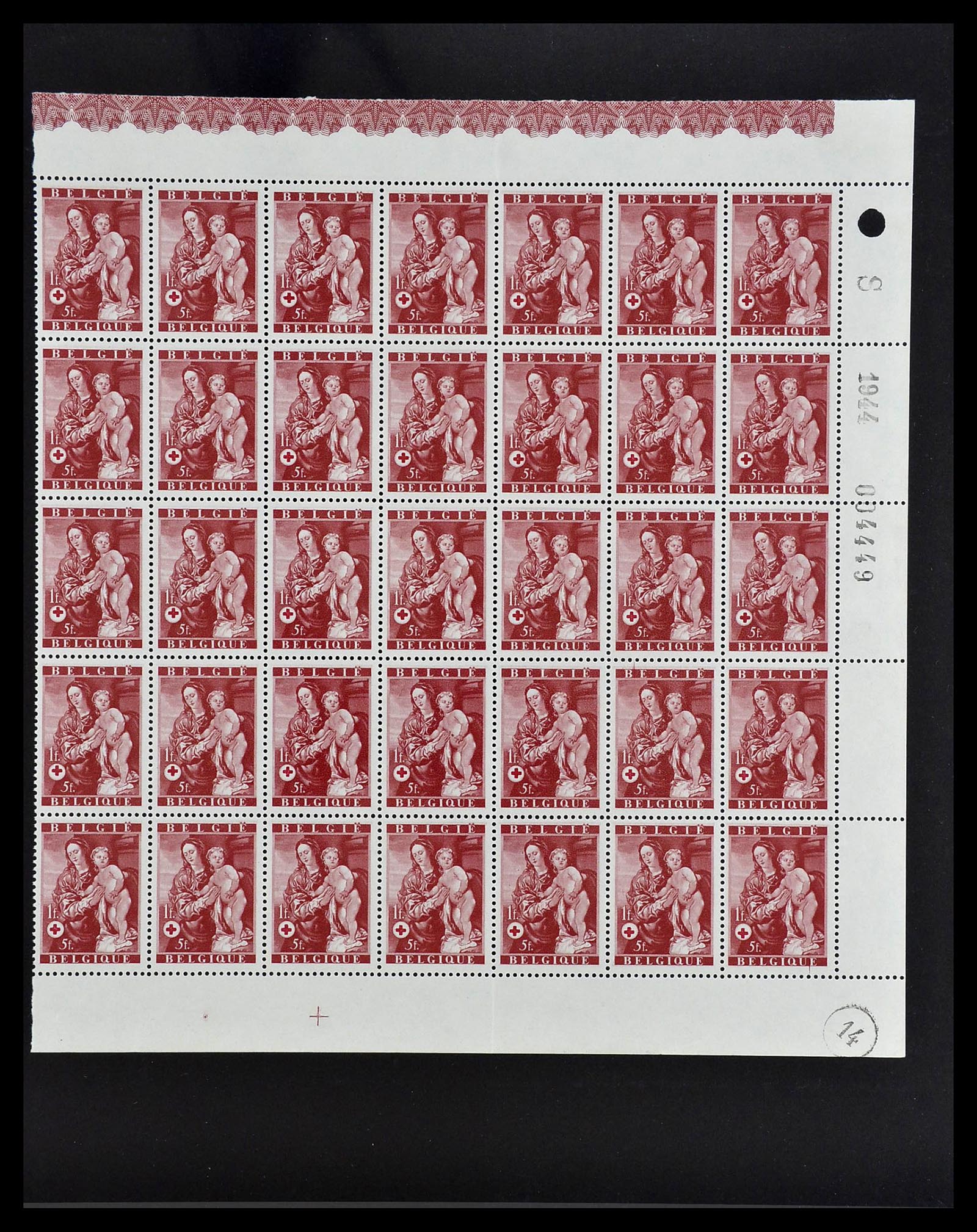 34487 031 - Postzegelverzameling 34487 België postfris 1914-1951.