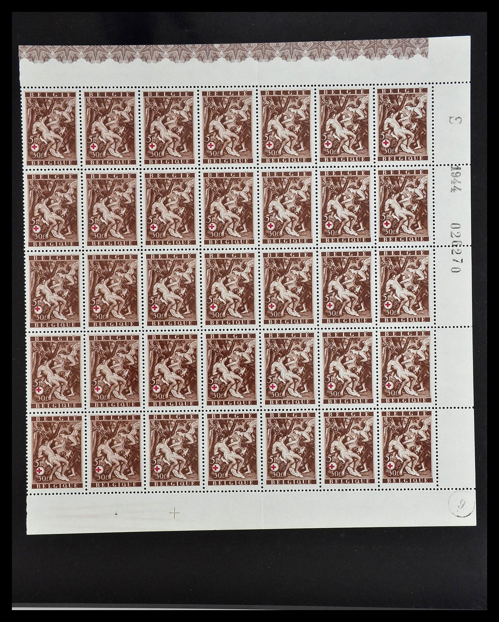 34487 033 - Postzegelverzameling 34487 België postfris 1914-1951.