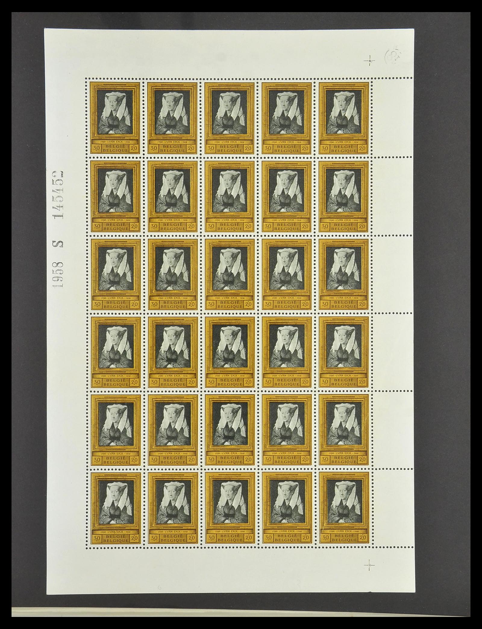 34487 035 - Postzegelverzameling 34487 België postfris 1914-1951.