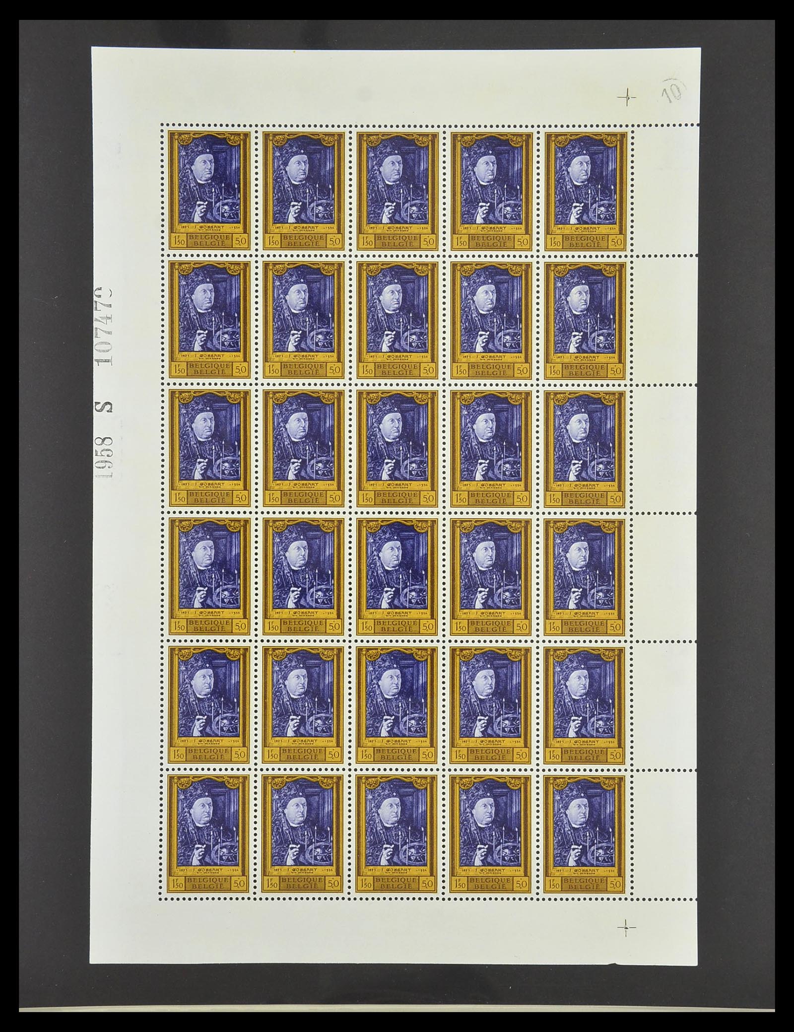34487 037 - Postzegelverzameling 34487 België postfris 1914-1951.