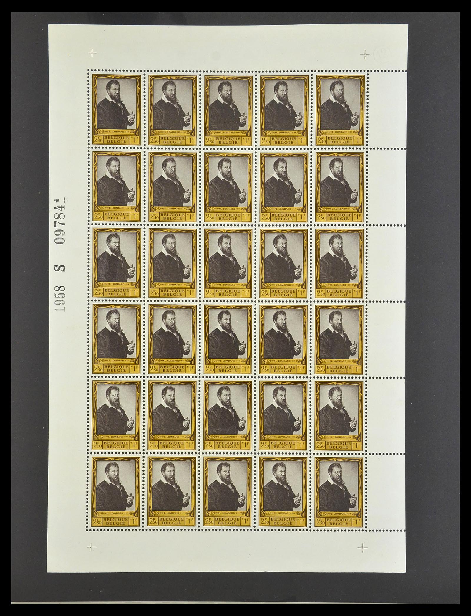 34487 038 - Stamp Collection 34487 Belgium MNH 1914-1951.