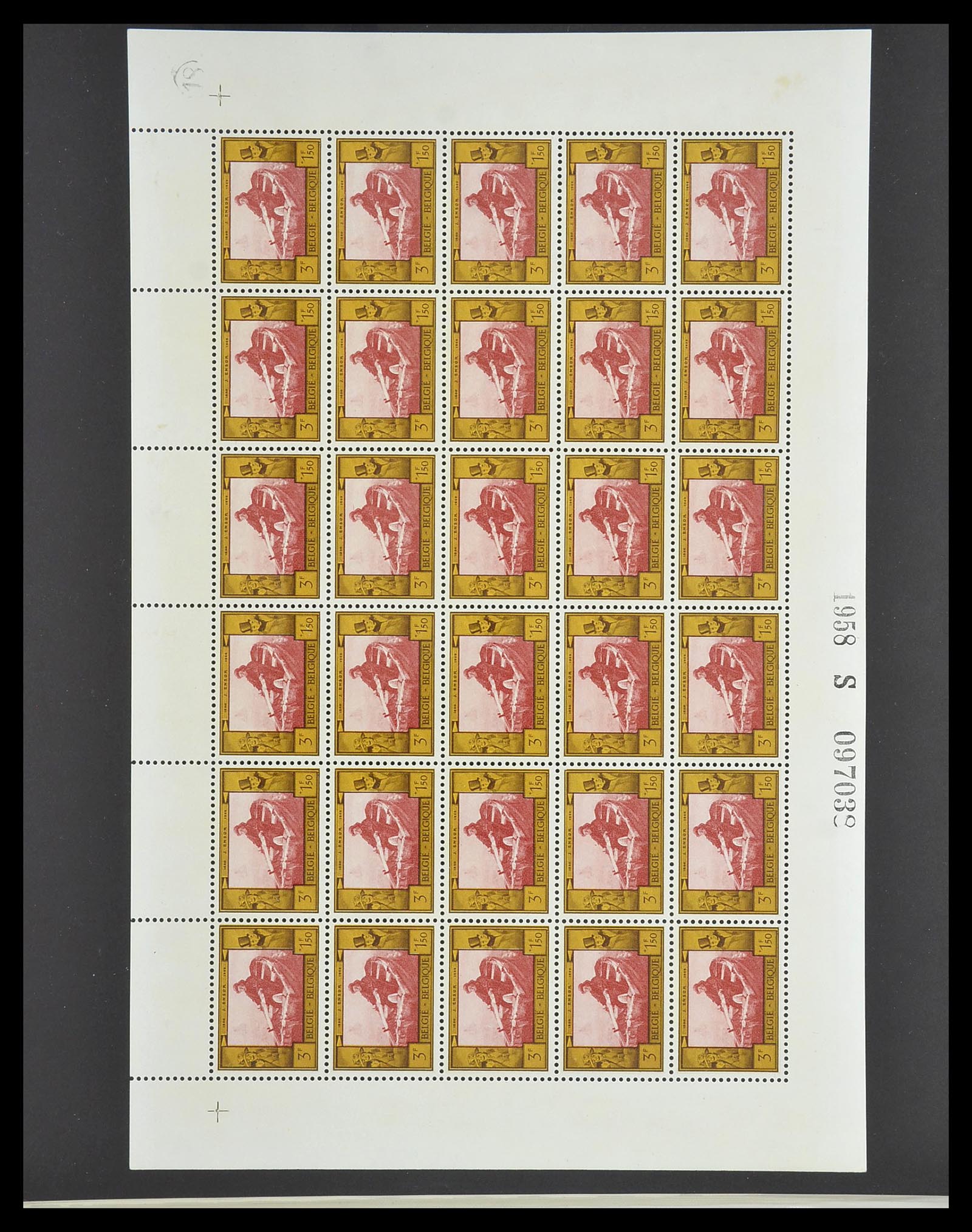 34487 039 - Postzegelverzameling 34487 België postfris 1914-1951.