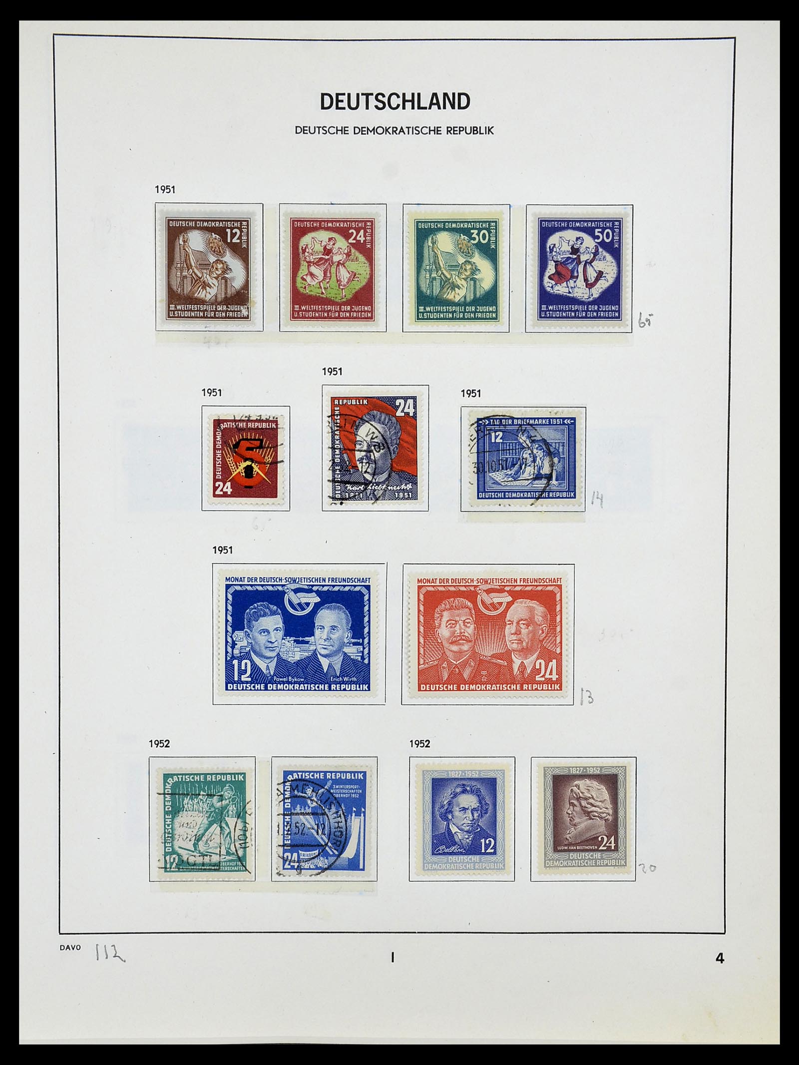 34489 003 - Stamp Collection 34489 GDR 1949-1990.