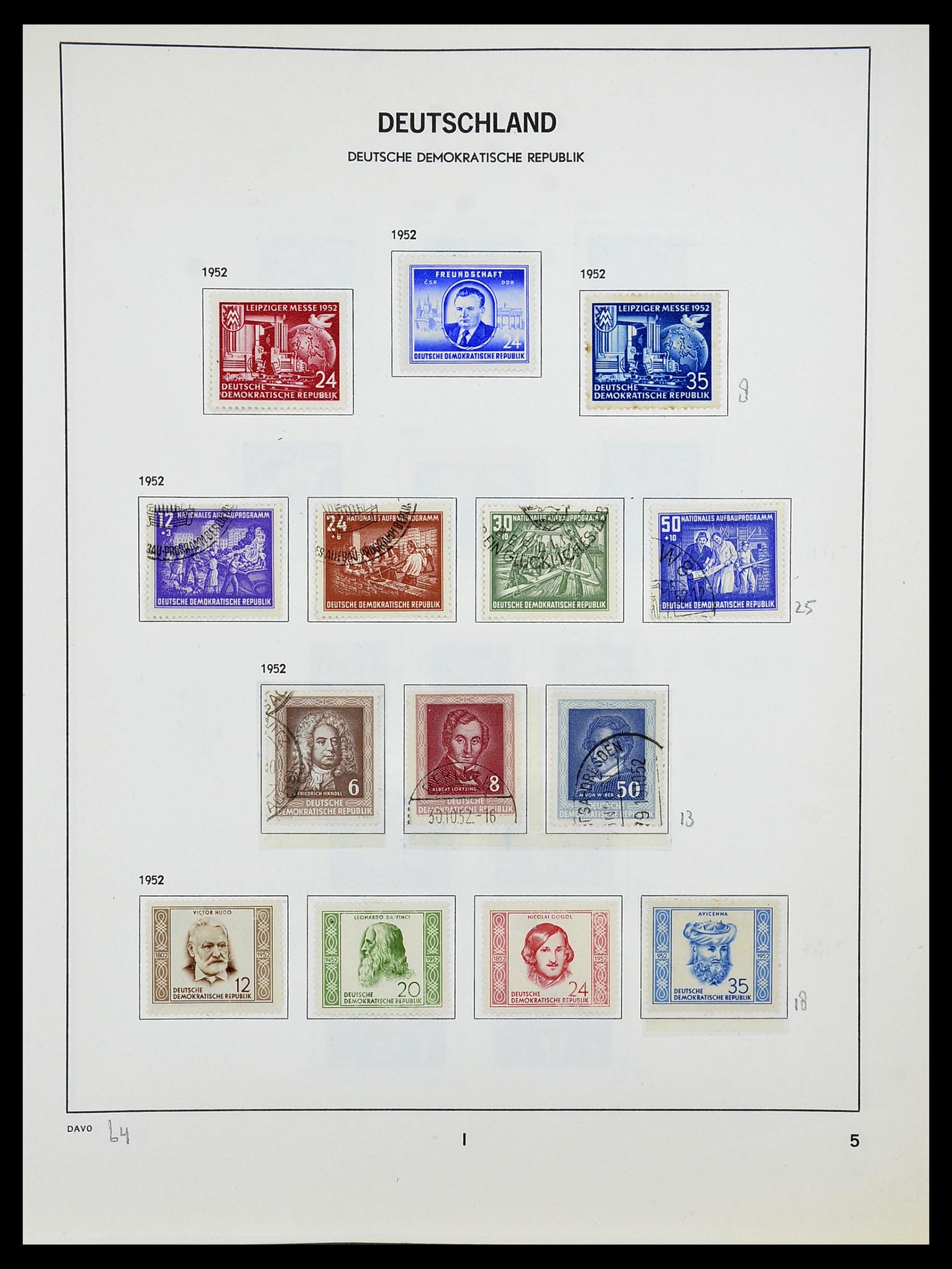 34489 004 - Postzegelverzameling 34489 DDR 1949-1990.