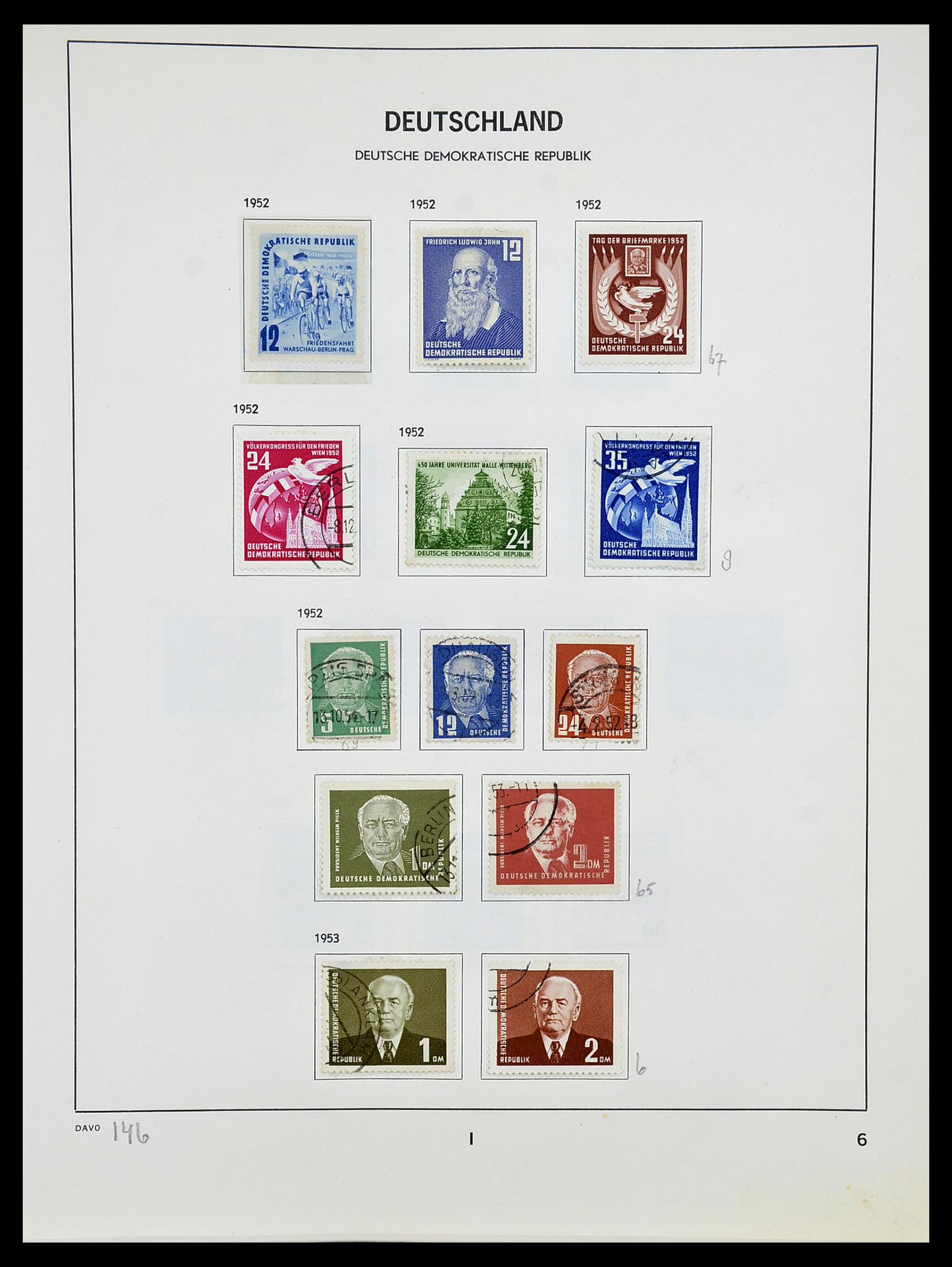 34489 005 - Stamp Collection 34489 GDR 1949-1990.