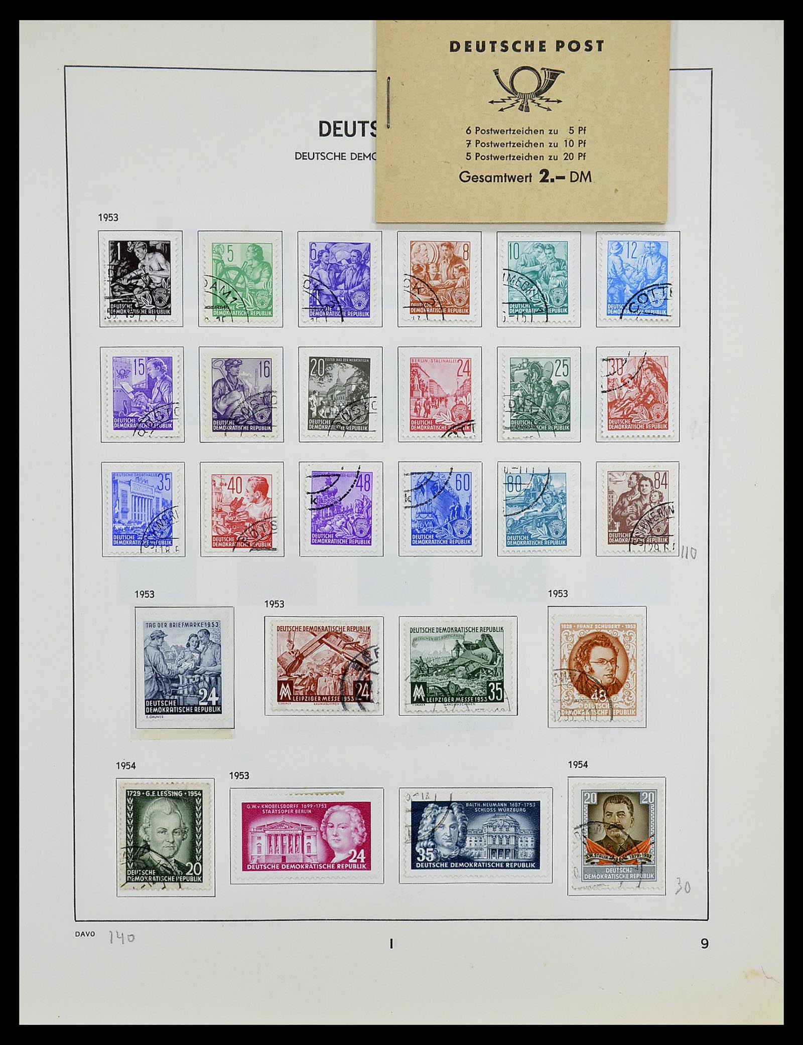 34489 008 - Postzegelverzameling 34489 DDR 1949-1990.