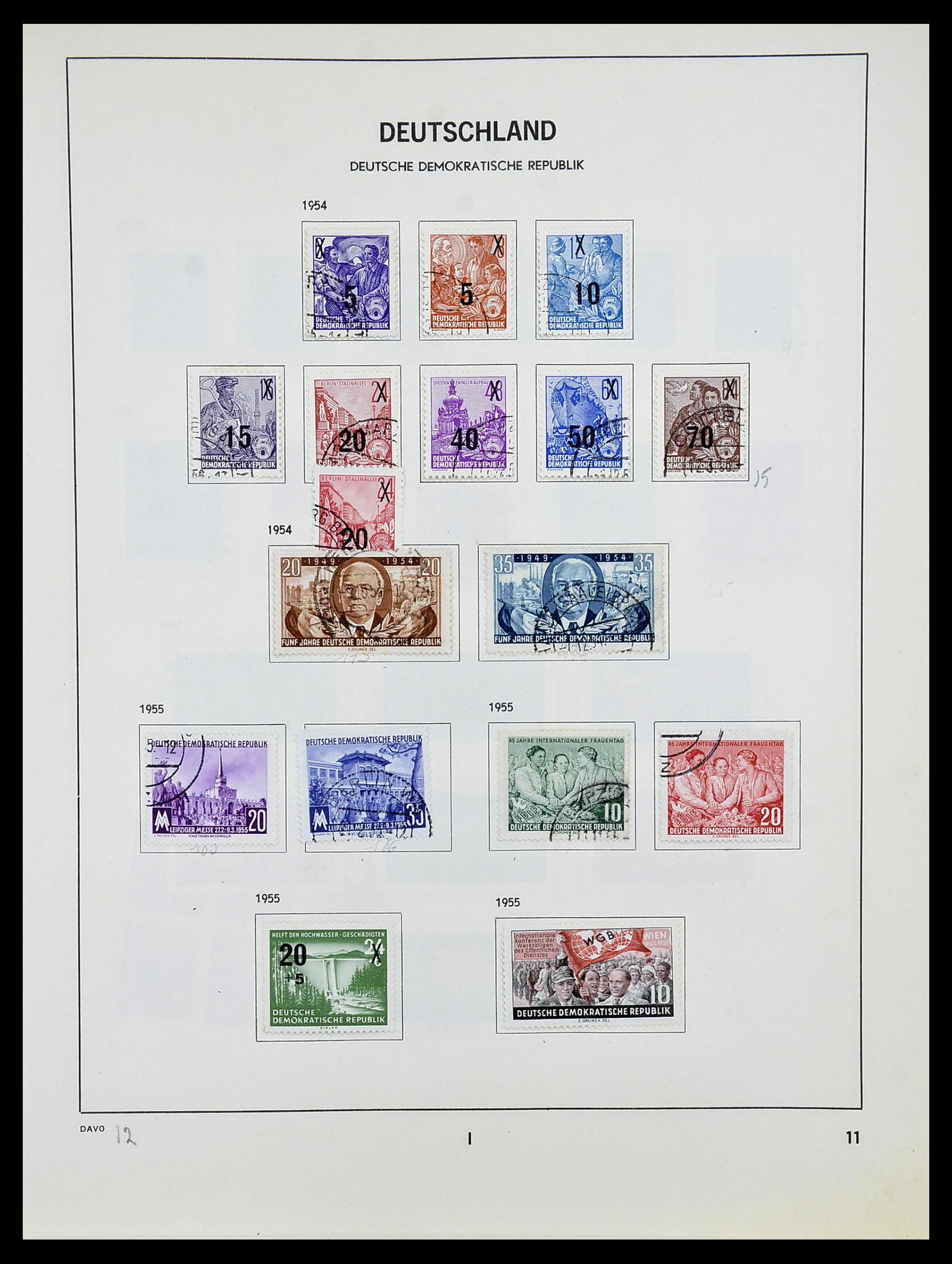 34489 011 - Stamp Collection 34489 GDR 1949-1990.