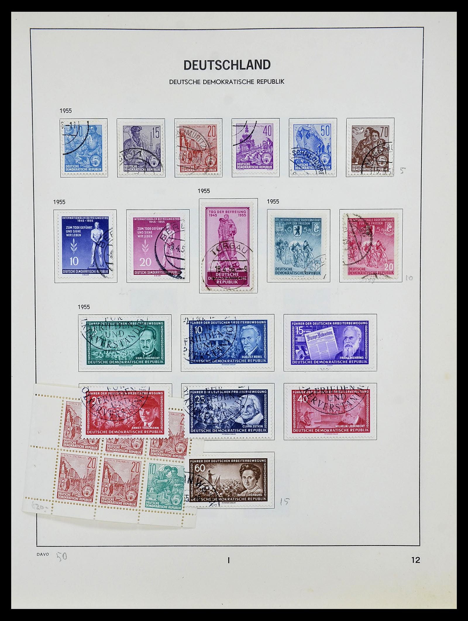 34489 012 - Postzegelverzameling 34489 DDR 1949-1990.