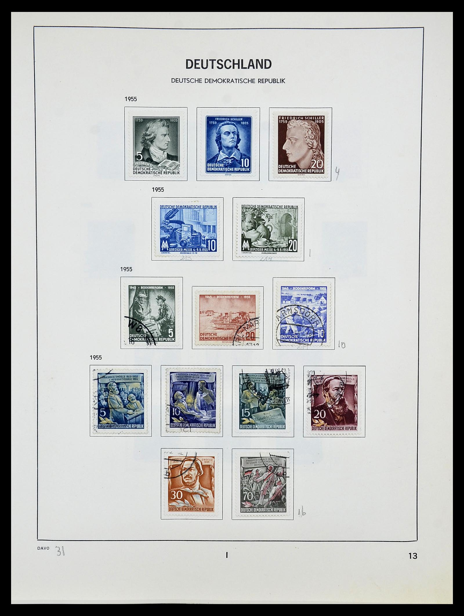 34489 013 - Postzegelverzameling 34489 DDR 1949-1990.