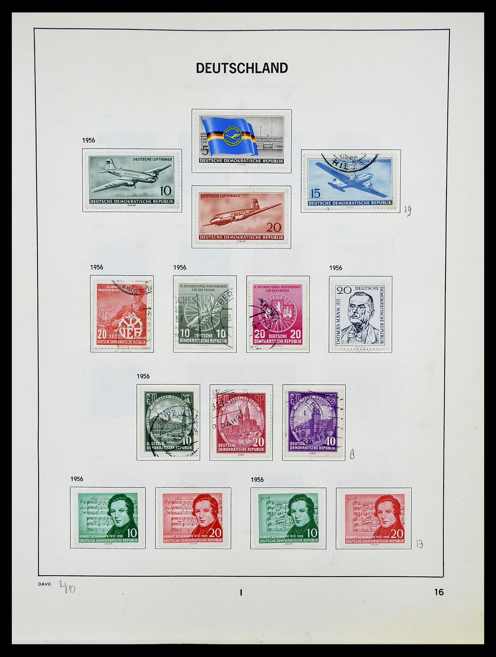 34489 016 - Postzegelverzameling 34489 DDR 1949-1990.
