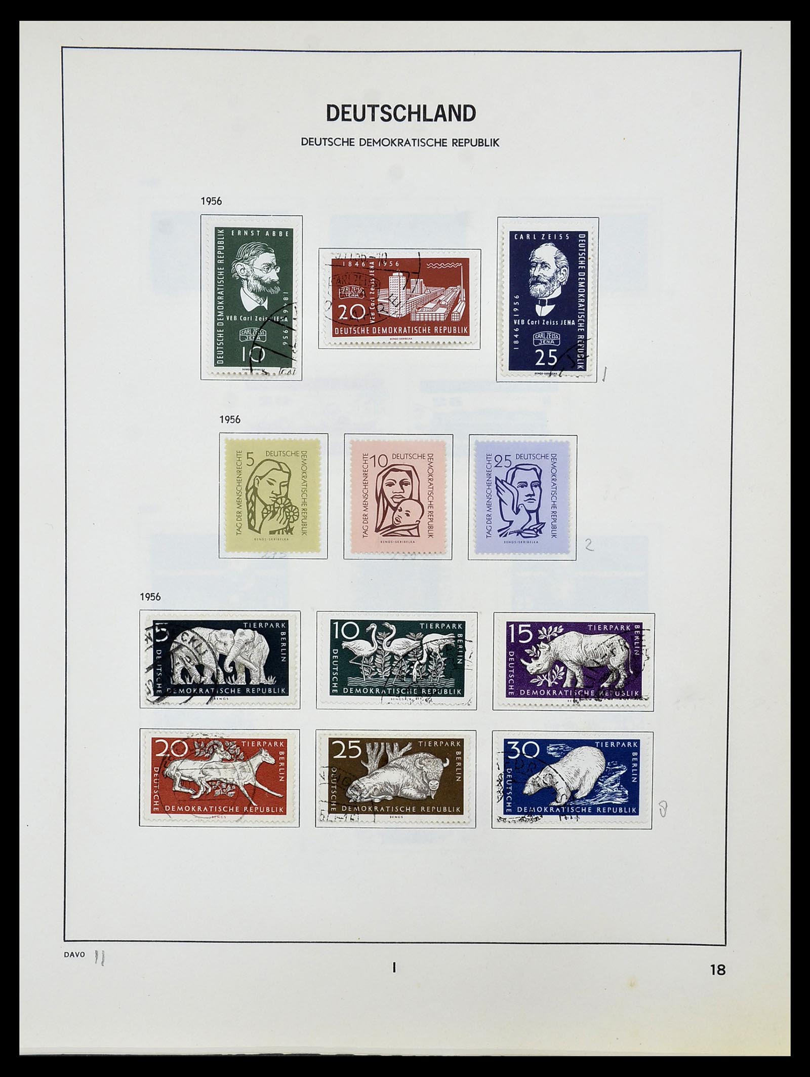 34489 018 - Postzegelverzameling 34489 DDR 1949-1990.