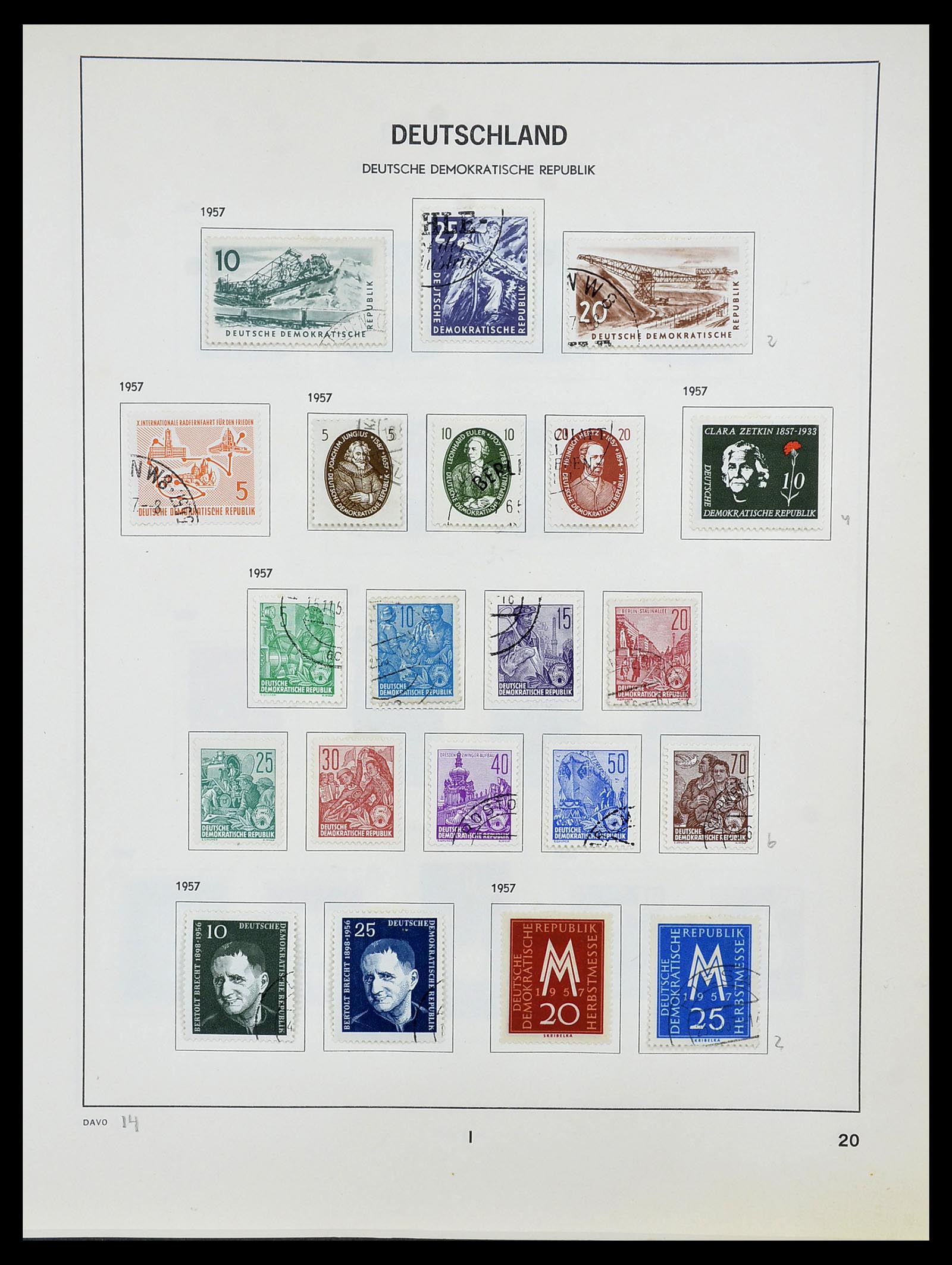 34489 020 - Postzegelverzameling 34489 DDR 1949-1990.