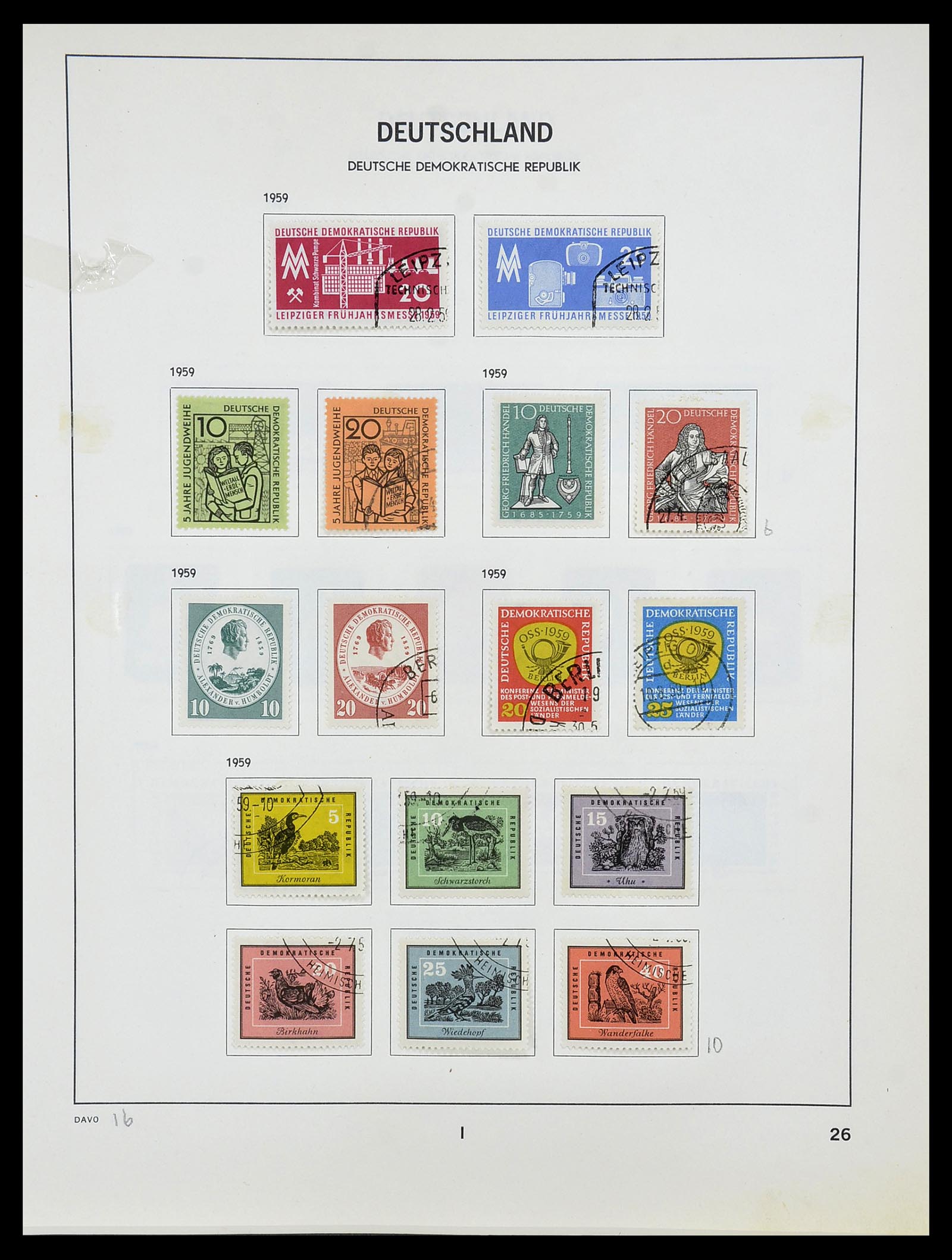 34489 026 - Stamp Collection 34489 GDR 1949-1990.