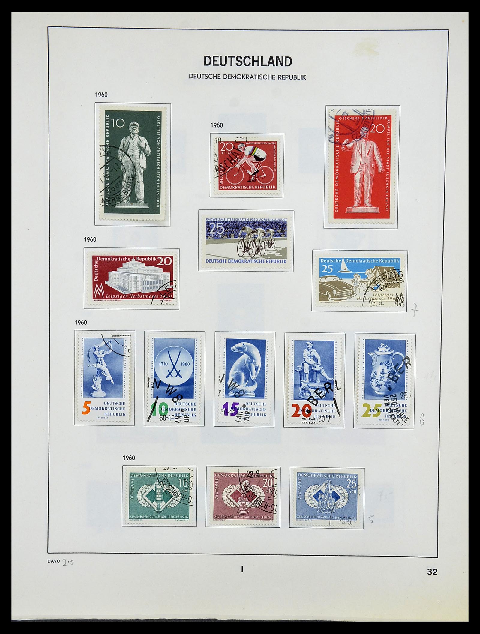 34489 033 - Stamp Collection 34489 GDR 1949-1990.