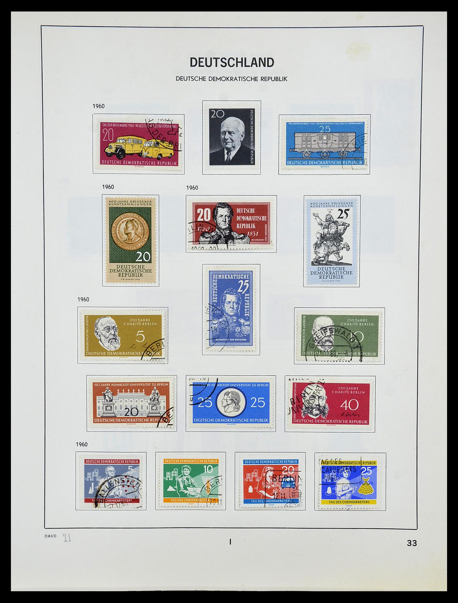 34489 034 - Postzegelverzameling 34489 DDR 1949-1990.