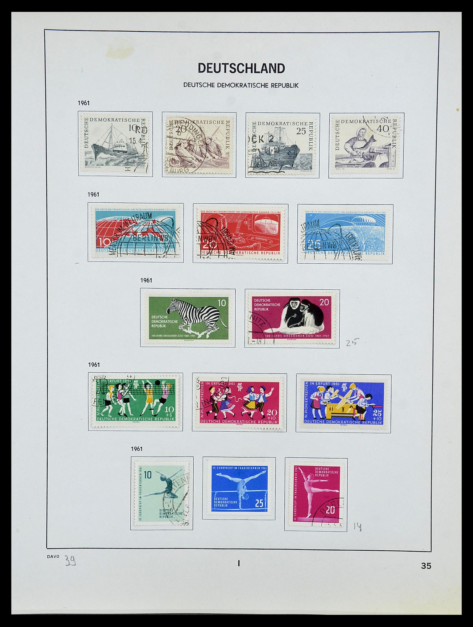 34489 036 - Stamp Collection 34489 GDR 1949-1990.