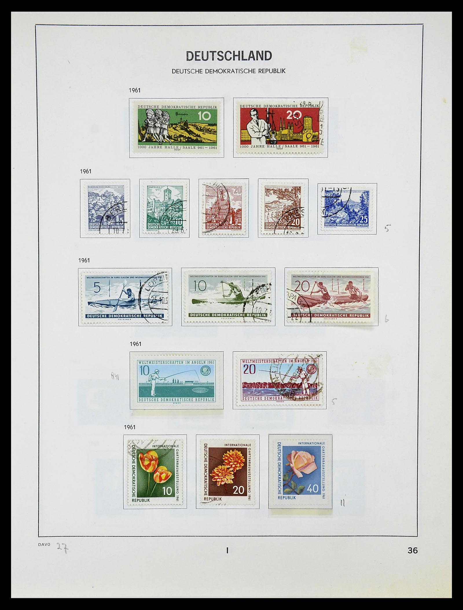 34489 037 - Postzegelverzameling 34489 DDR 1949-1990.
