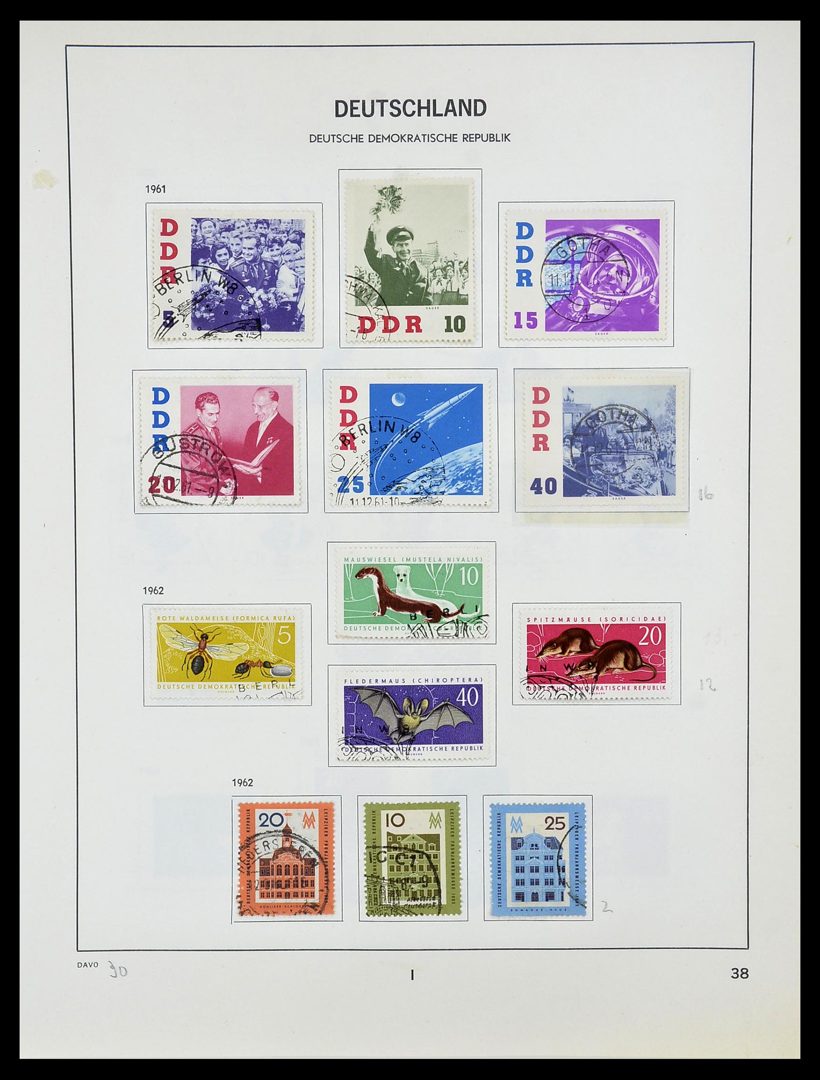 34489 039 - Stamp Collection 34489 GDR 1949-1990.