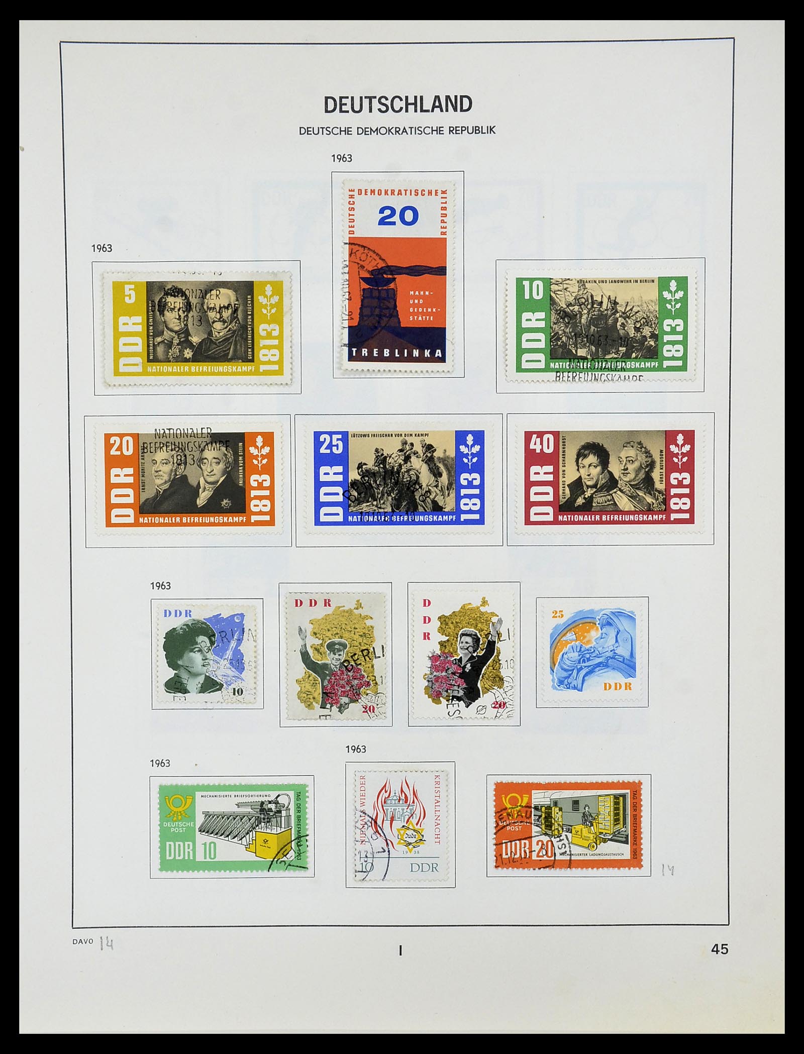 34489 046 - Postzegelverzameling 34489 DDR 1949-1990.
