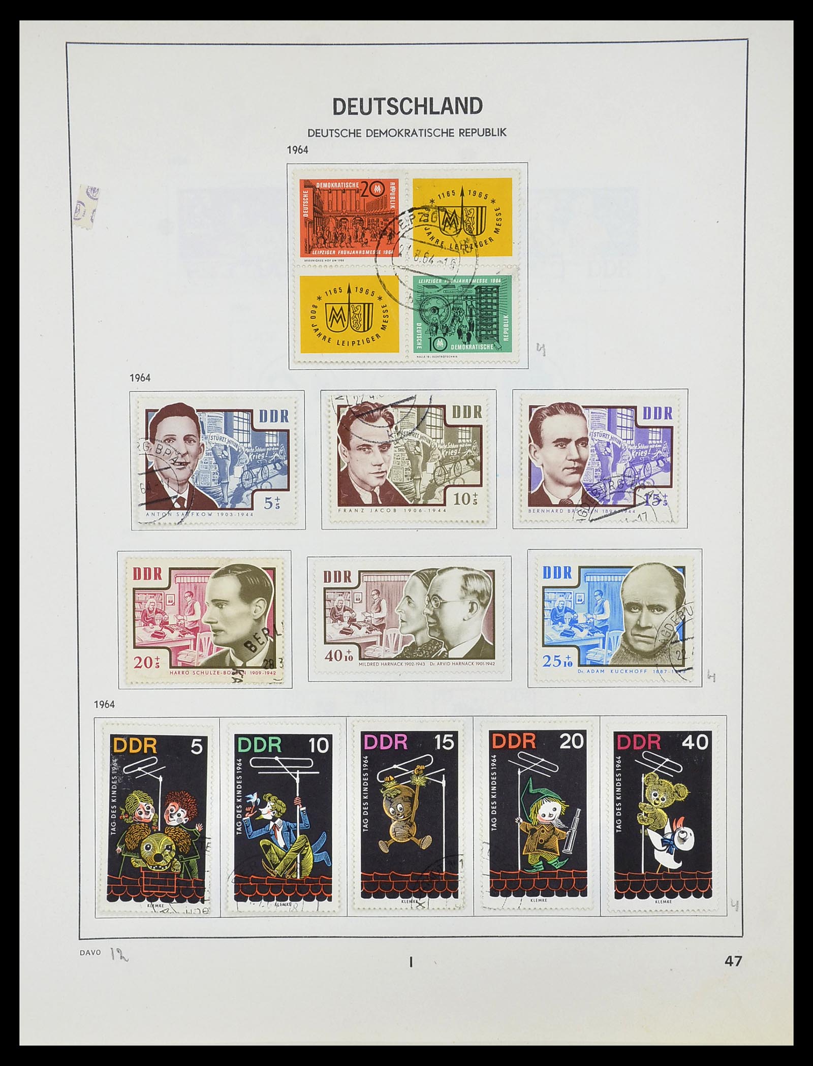 34489 048 - Postzegelverzameling 34489 DDR 1949-1990.