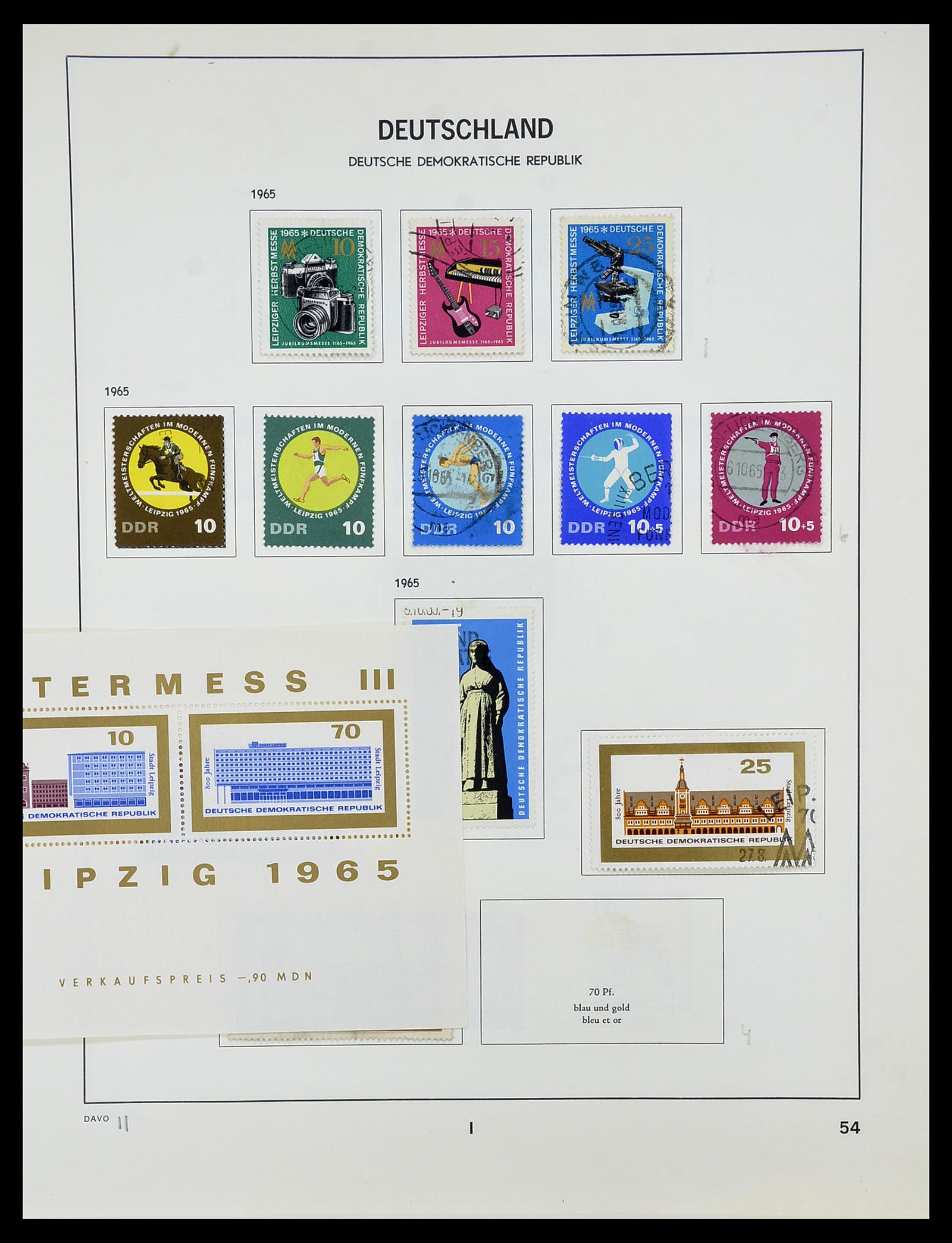34489 055 - Postzegelverzameling 34489 DDR 1949-1990.