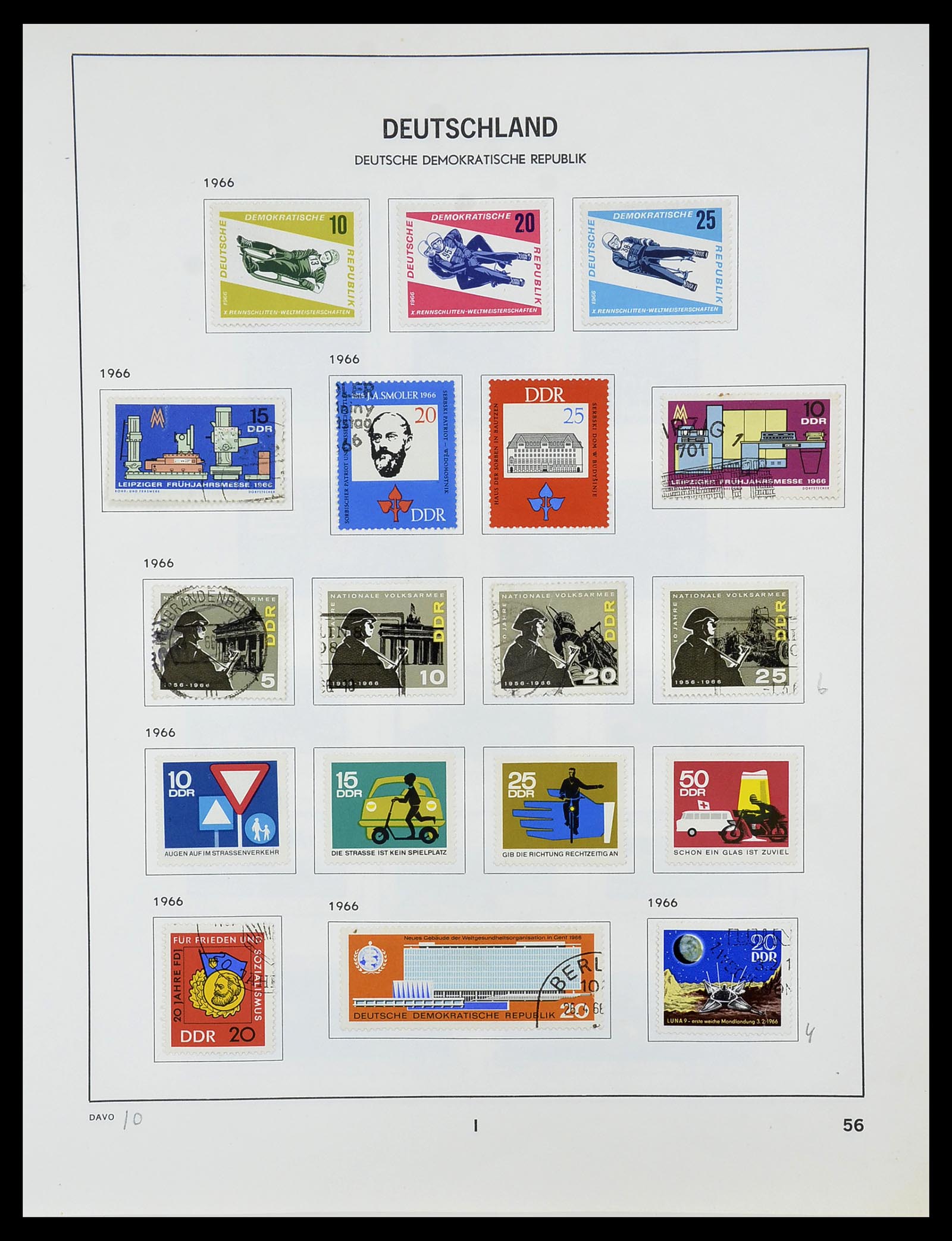 34489 057 - Postzegelverzameling 34489 DDR 1949-1990.