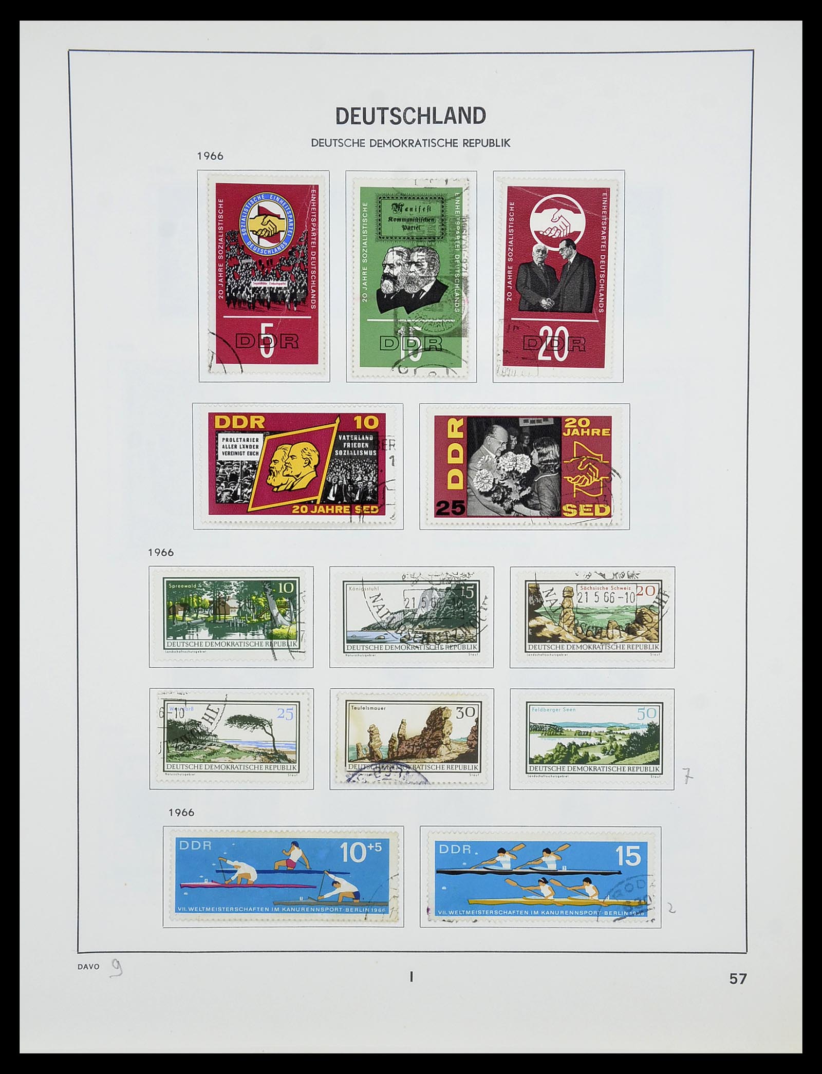 34489 058 - Postzegelverzameling 34489 DDR 1949-1990.