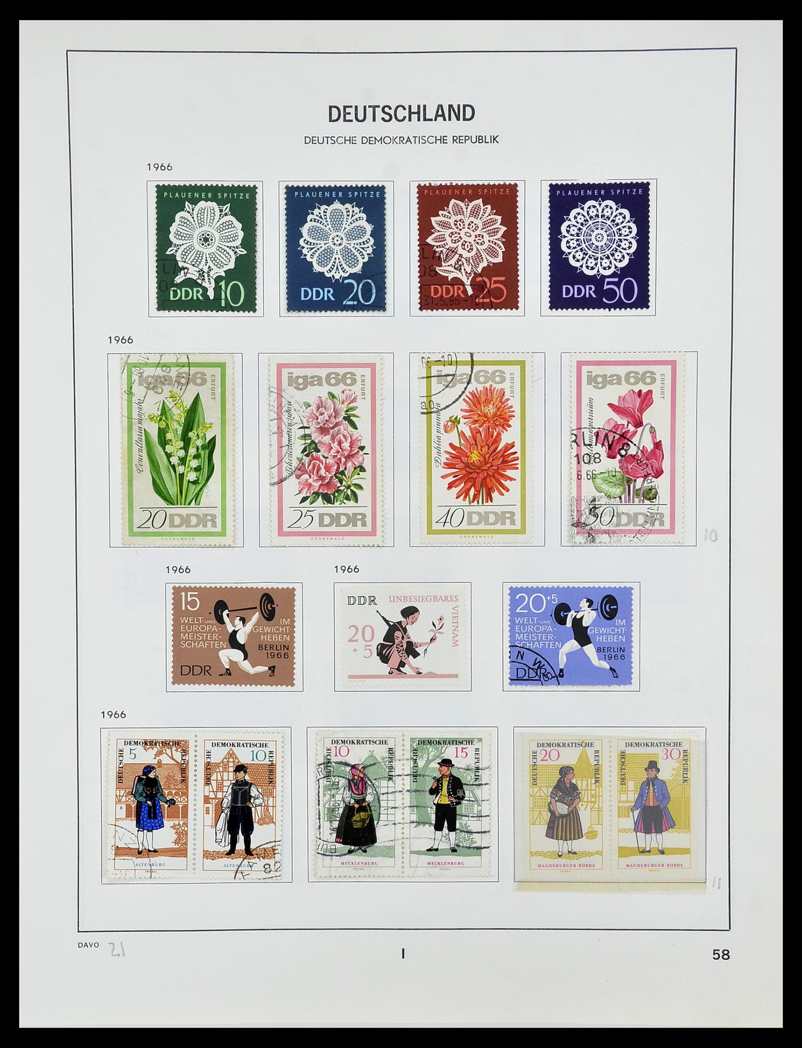 34489 059 - Postzegelverzameling 34489 DDR 1949-1990.