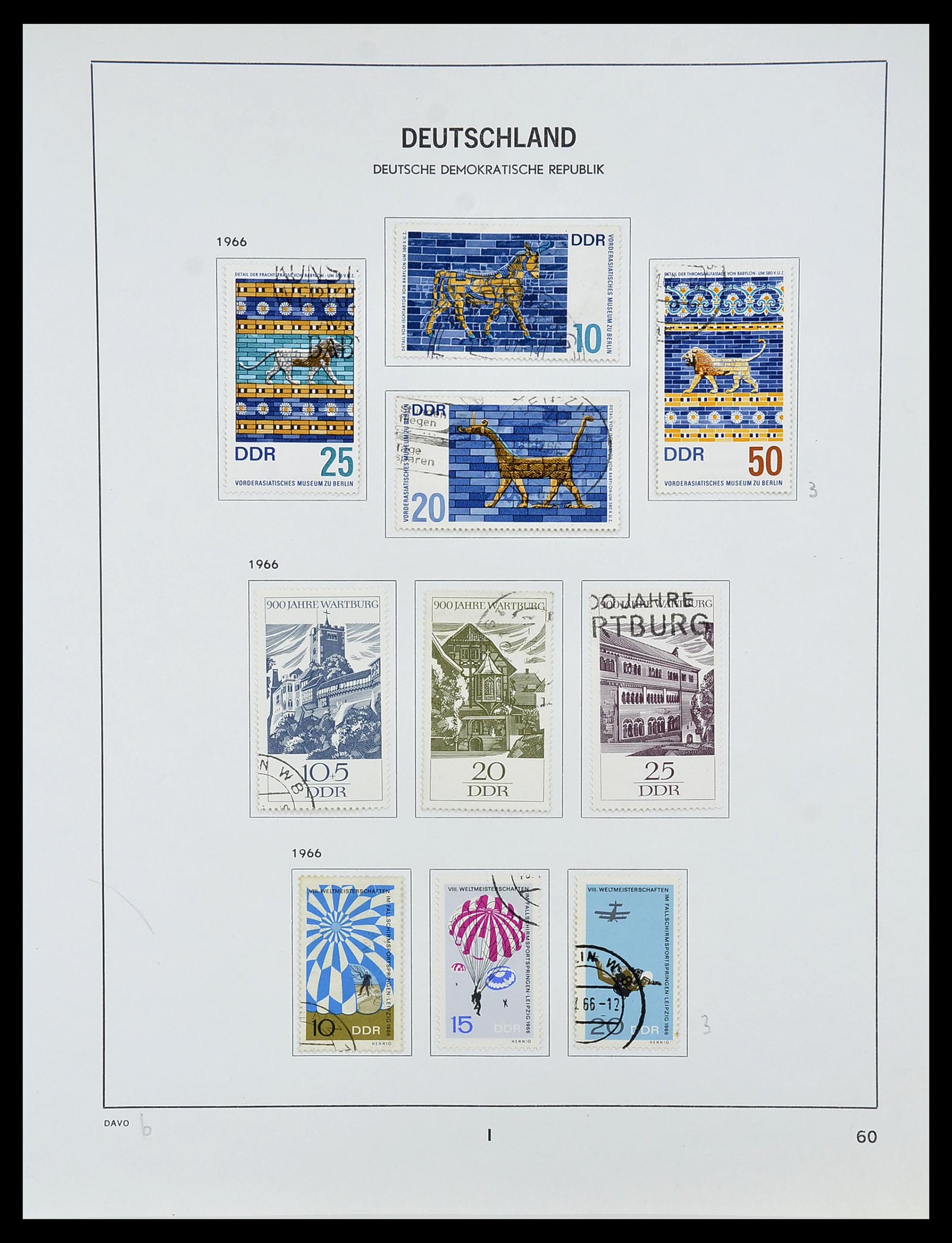 34489 061 - Postzegelverzameling 34489 DDR 1949-1990.