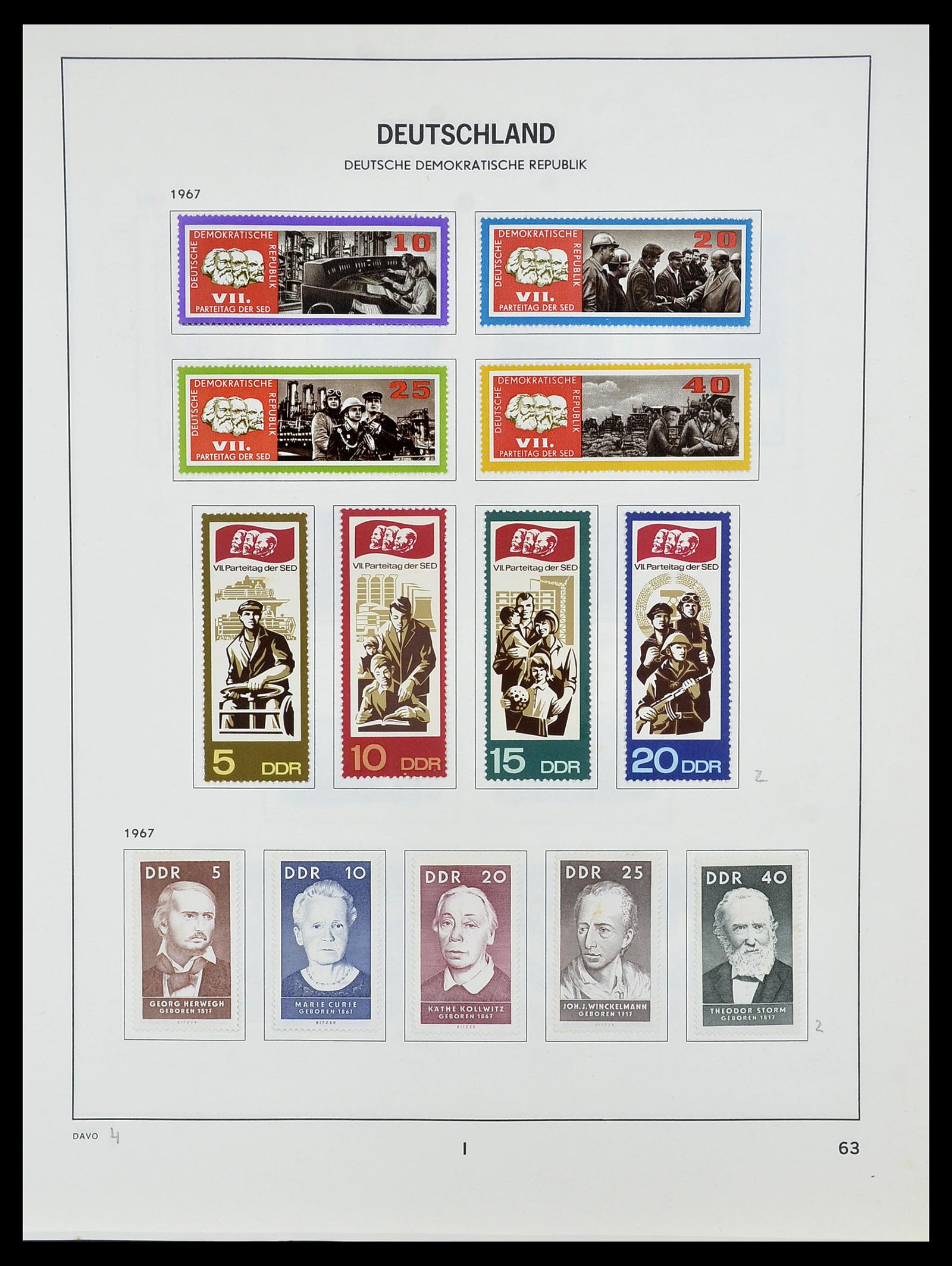34489 064 - Postzegelverzameling 34489 DDR 1949-1990.