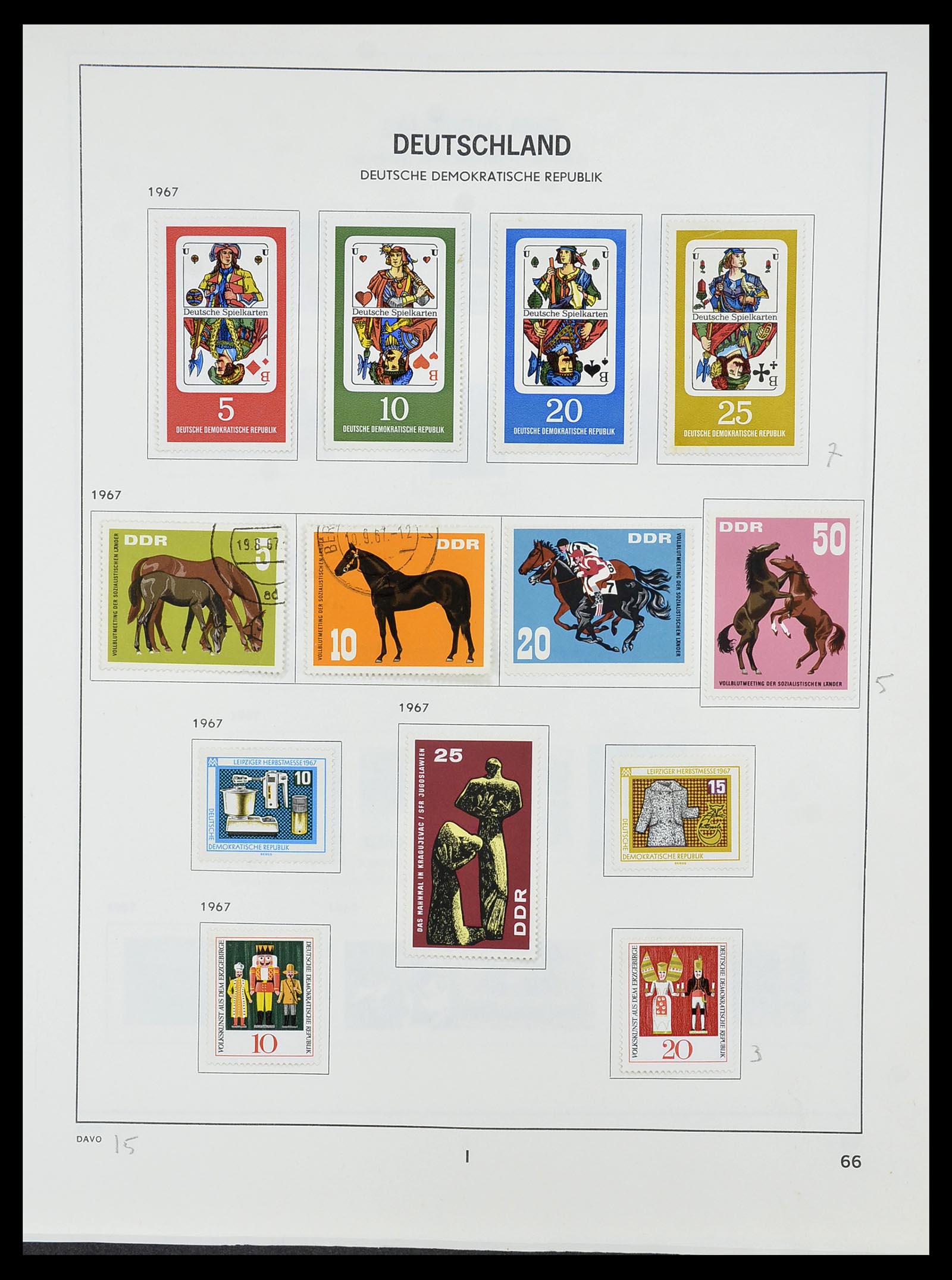 34489 067 - Postzegelverzameling 34489 DDR 1949-1990.