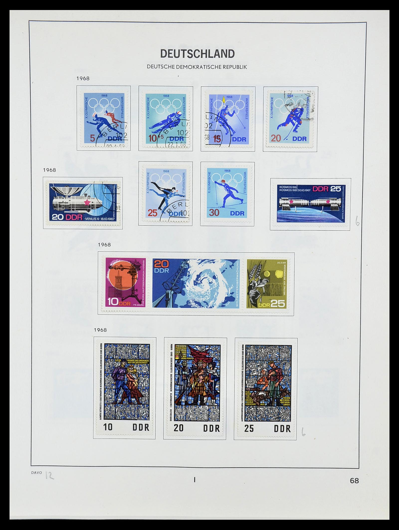 34489 069 - Postzegelverzameling 34489 DDR 1949-1990.